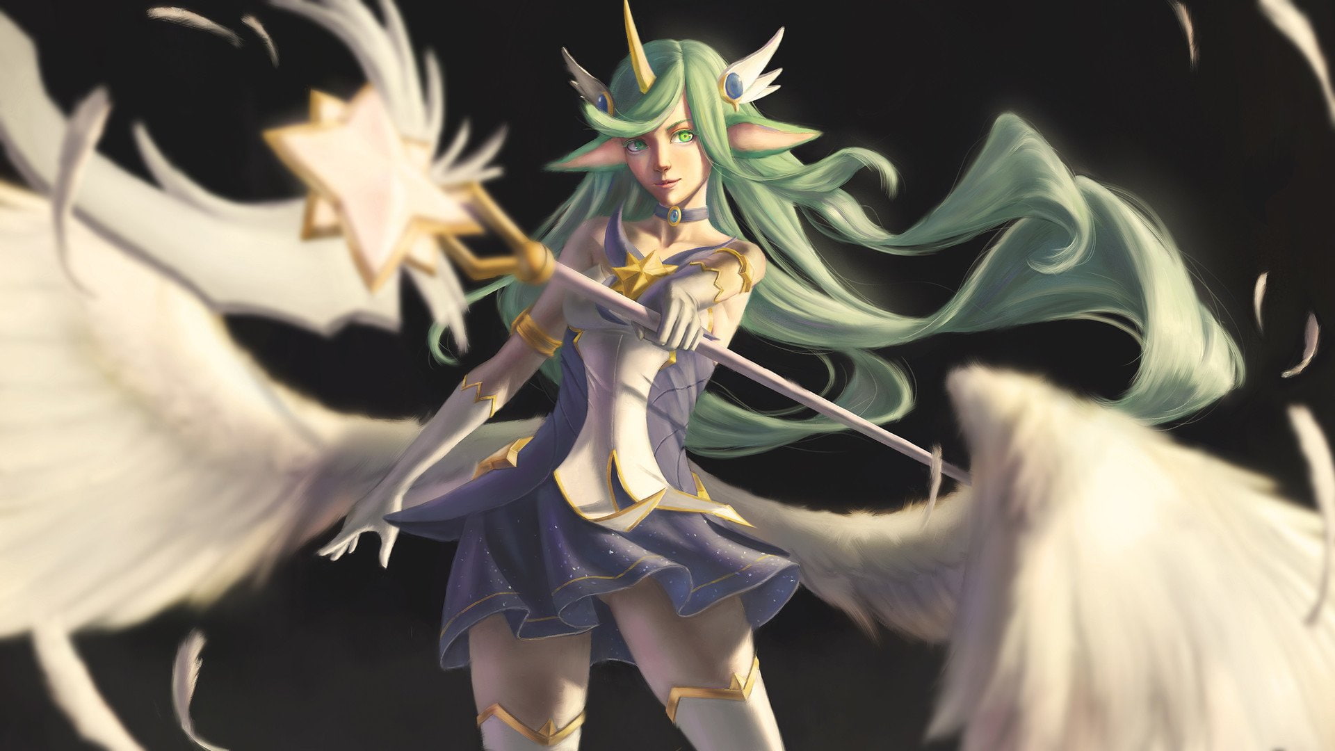 Soraka (League Of Legends), League Of Legends, 1080P, Video Game, HD Wallpaper