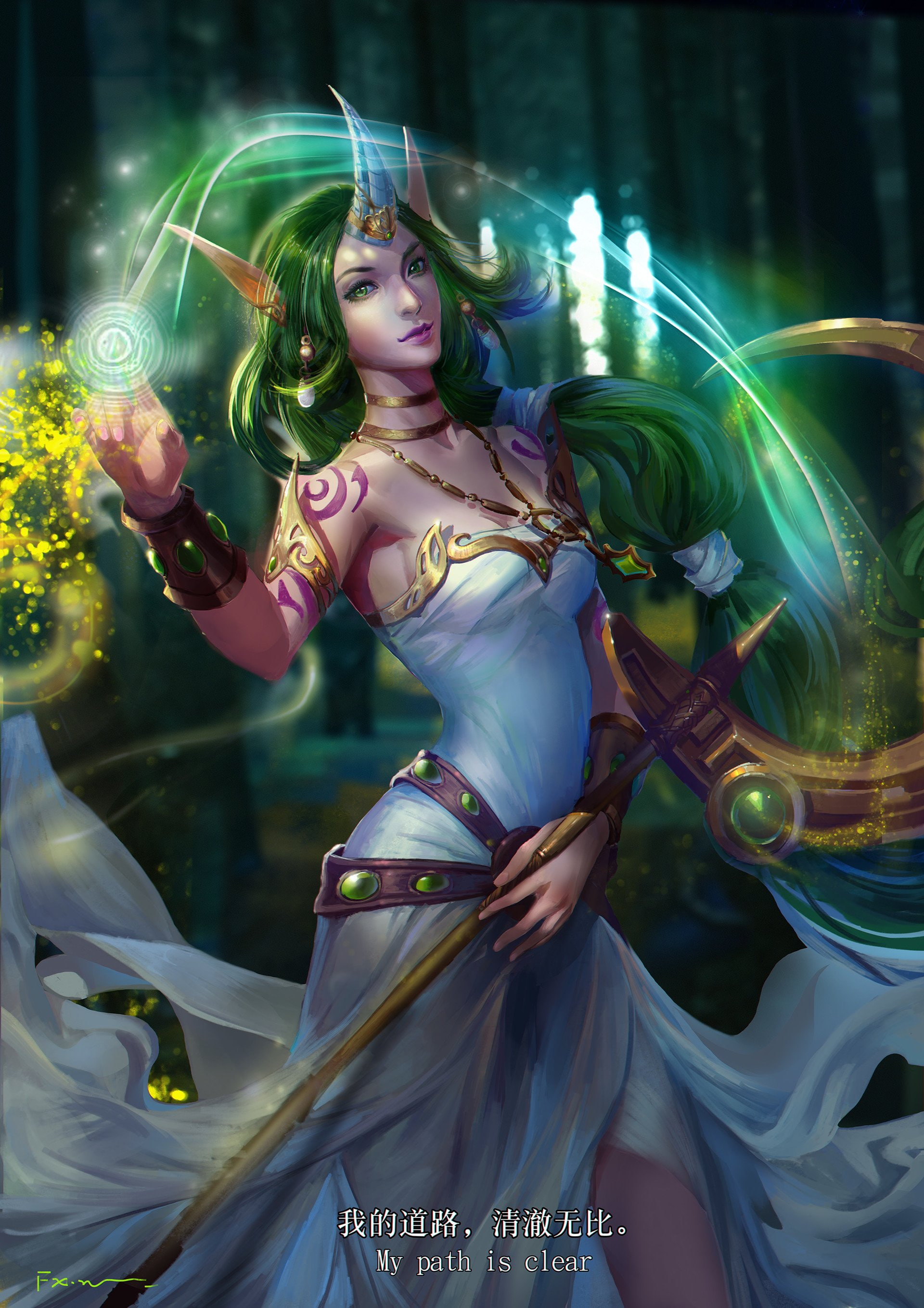 Magic, League Of Legends, Soraka (League of Legends), 2K, Phone HD Wallpaper