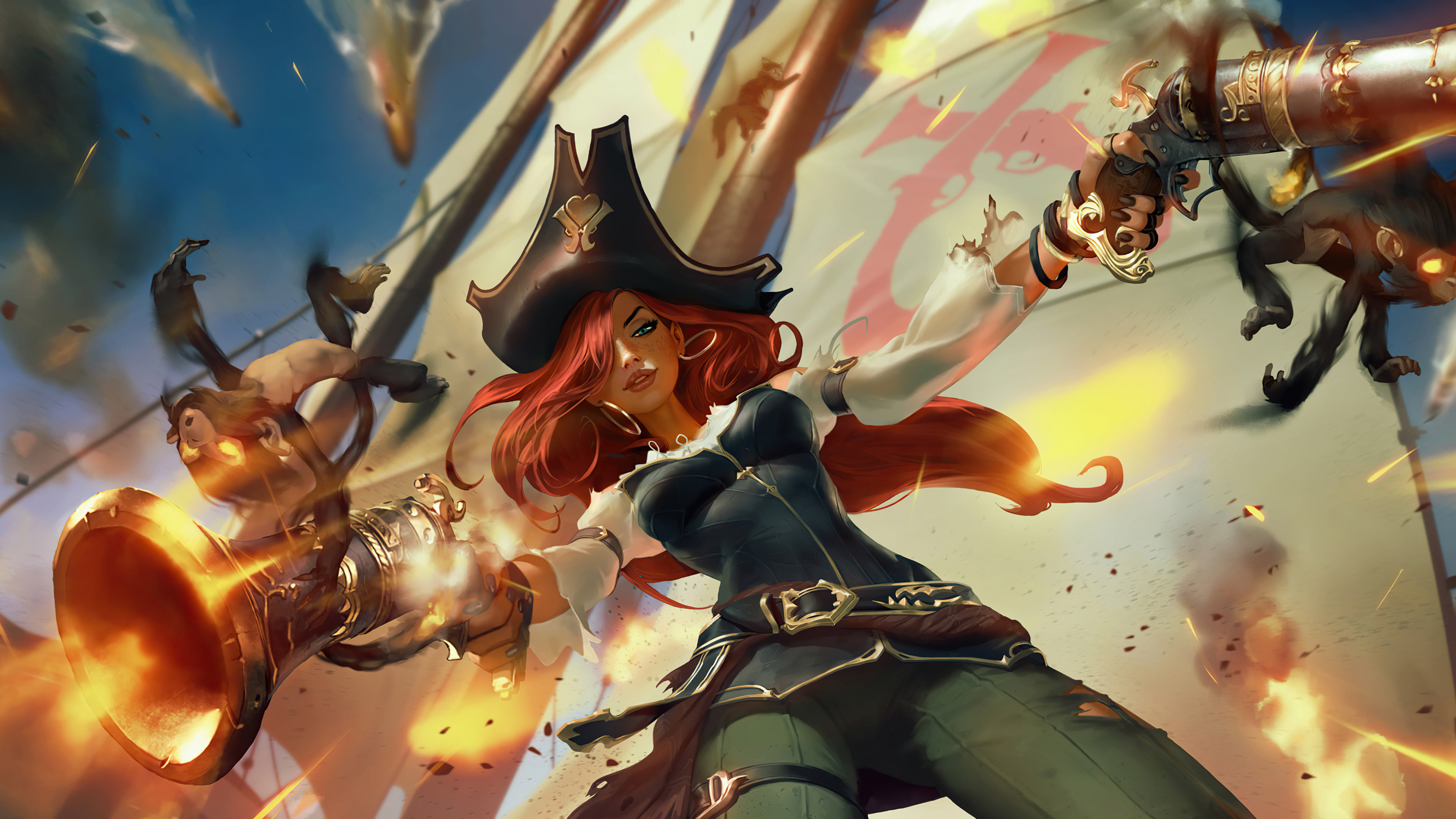 Legends of Runeterra, Miss Fortune, 4K, video games, Miss Fortune (League of Legends), HD Wallpaper