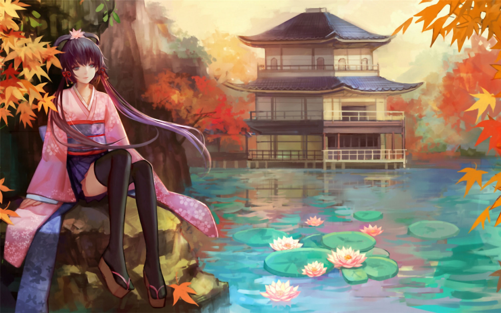 1080P, anime girls, Vocaloid China, Luo Tianyi, HD Wallpaper