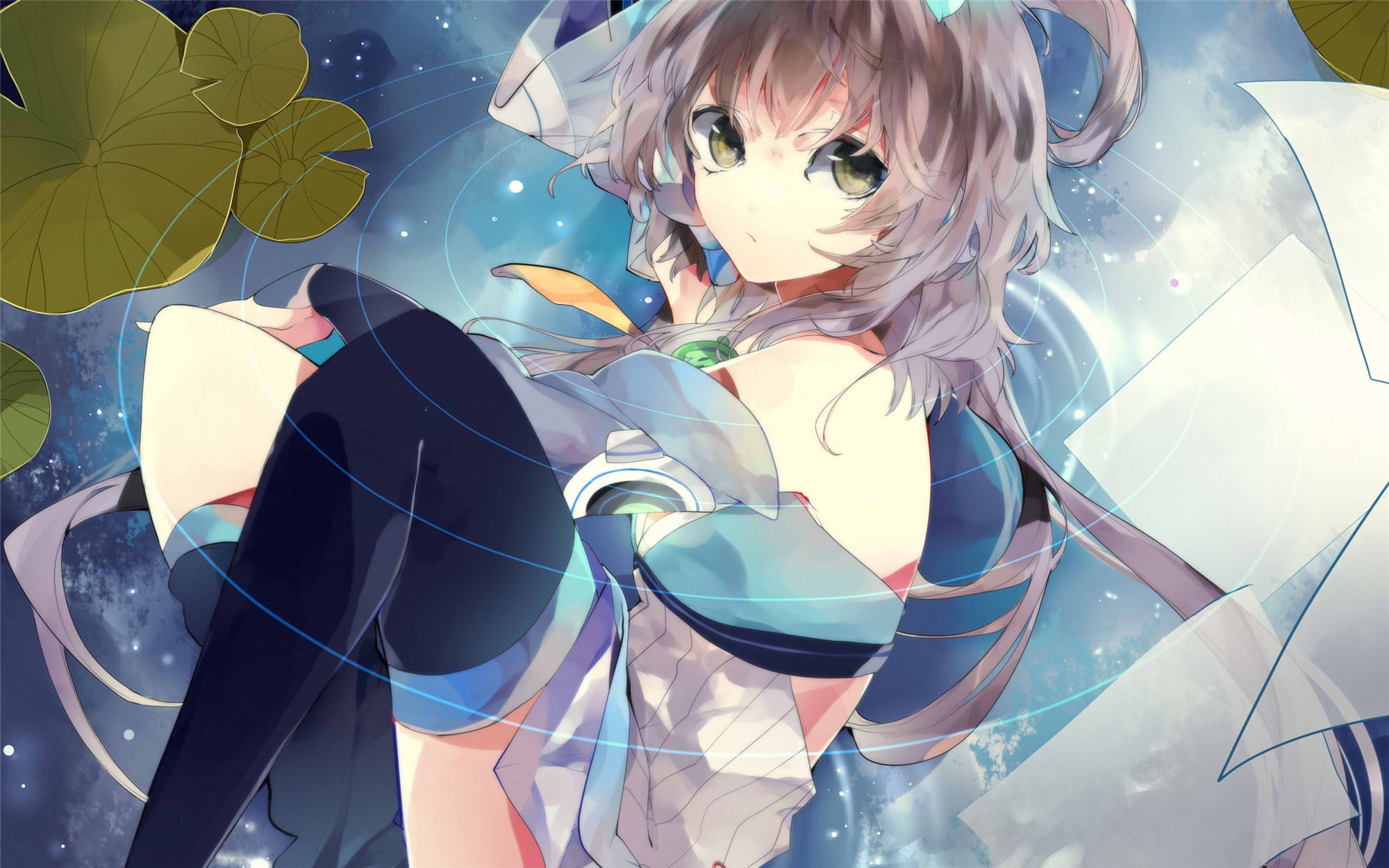 looking at camera, portrait, art and craft, indoors, day, representation, real people, leisure activity, Vocaloid China, females, one person, childhood, HD Wallpaper