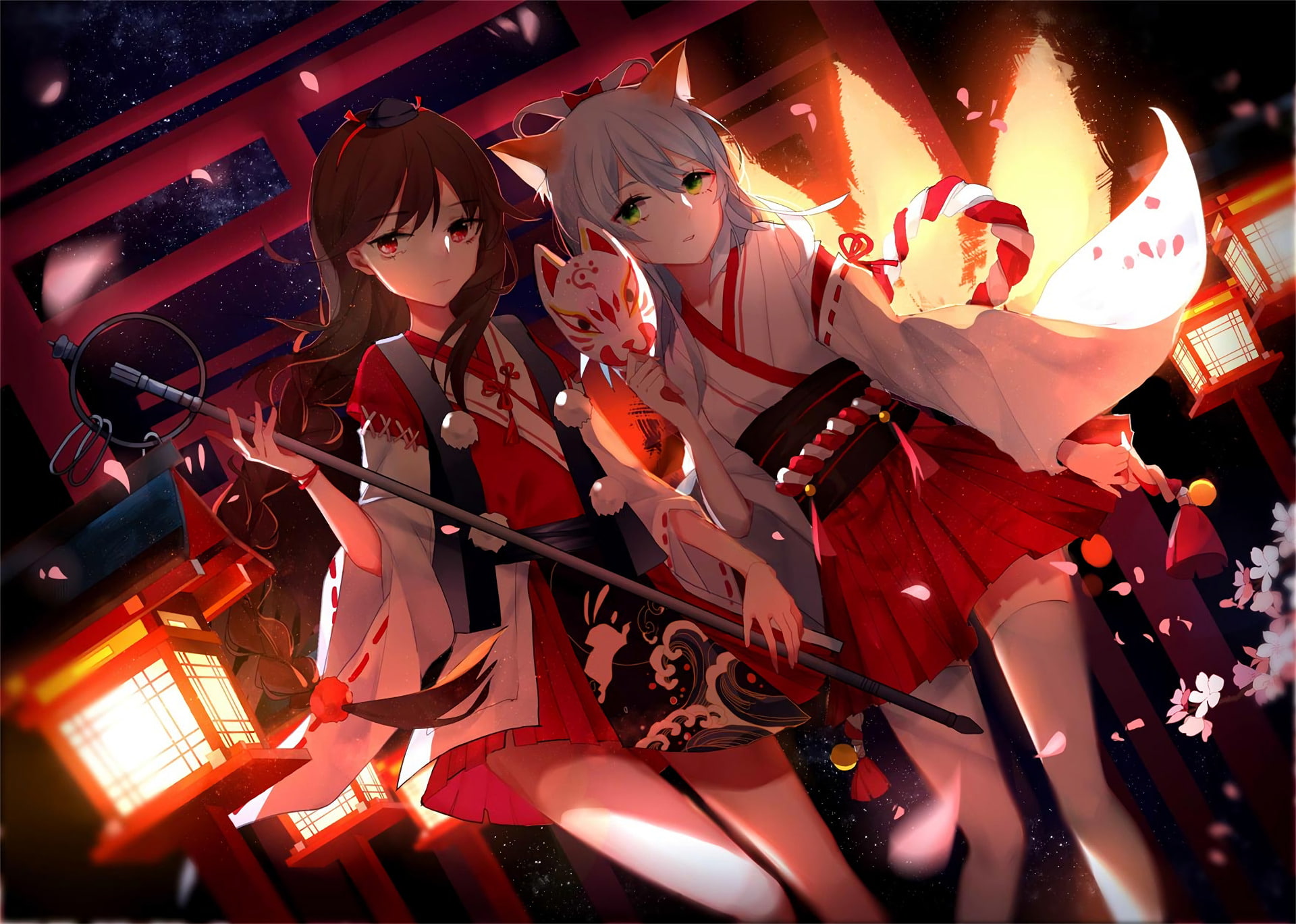 1080P, Anime, Luo Tianyi, Vocaloid, Yuezheng Ling, HD Wallpaper