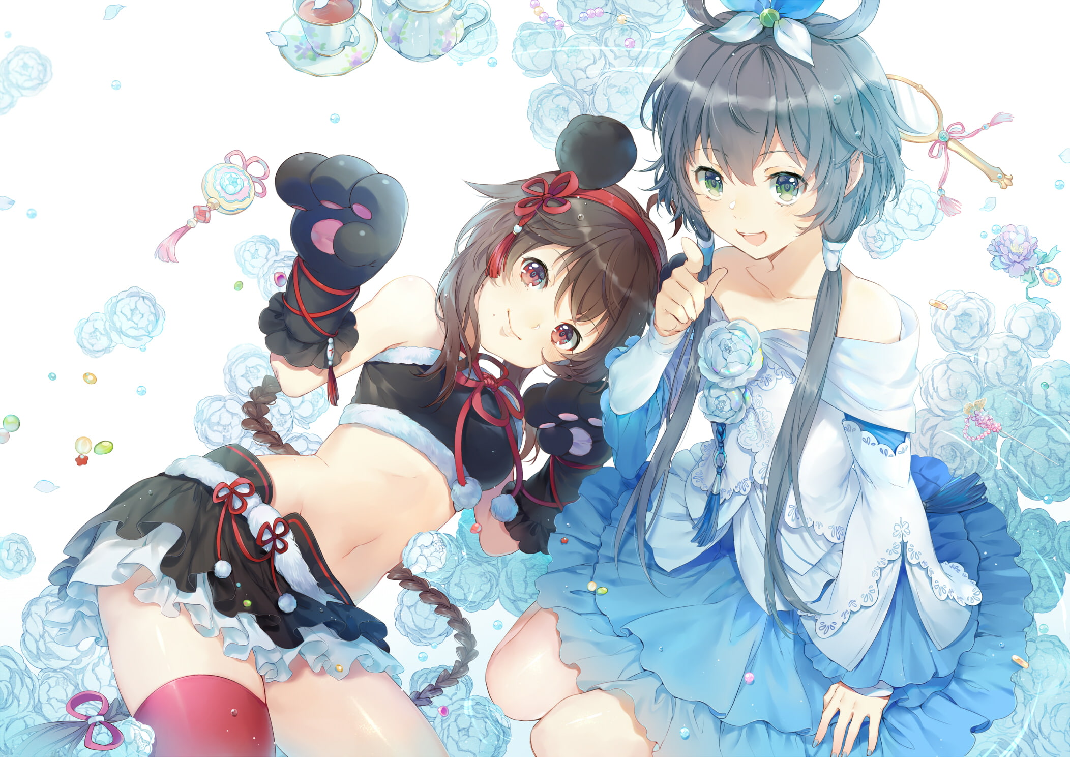 Vocaloid, 1080P, Anime, Yuezheng Ling, Luo Tianyi, HD Wallpaper