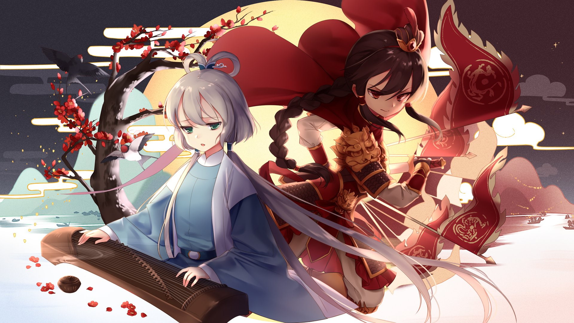 Anime, Yuezheng Ling, 1080P, Luo Tianyi, Vocaloid, HD Wallpaper
