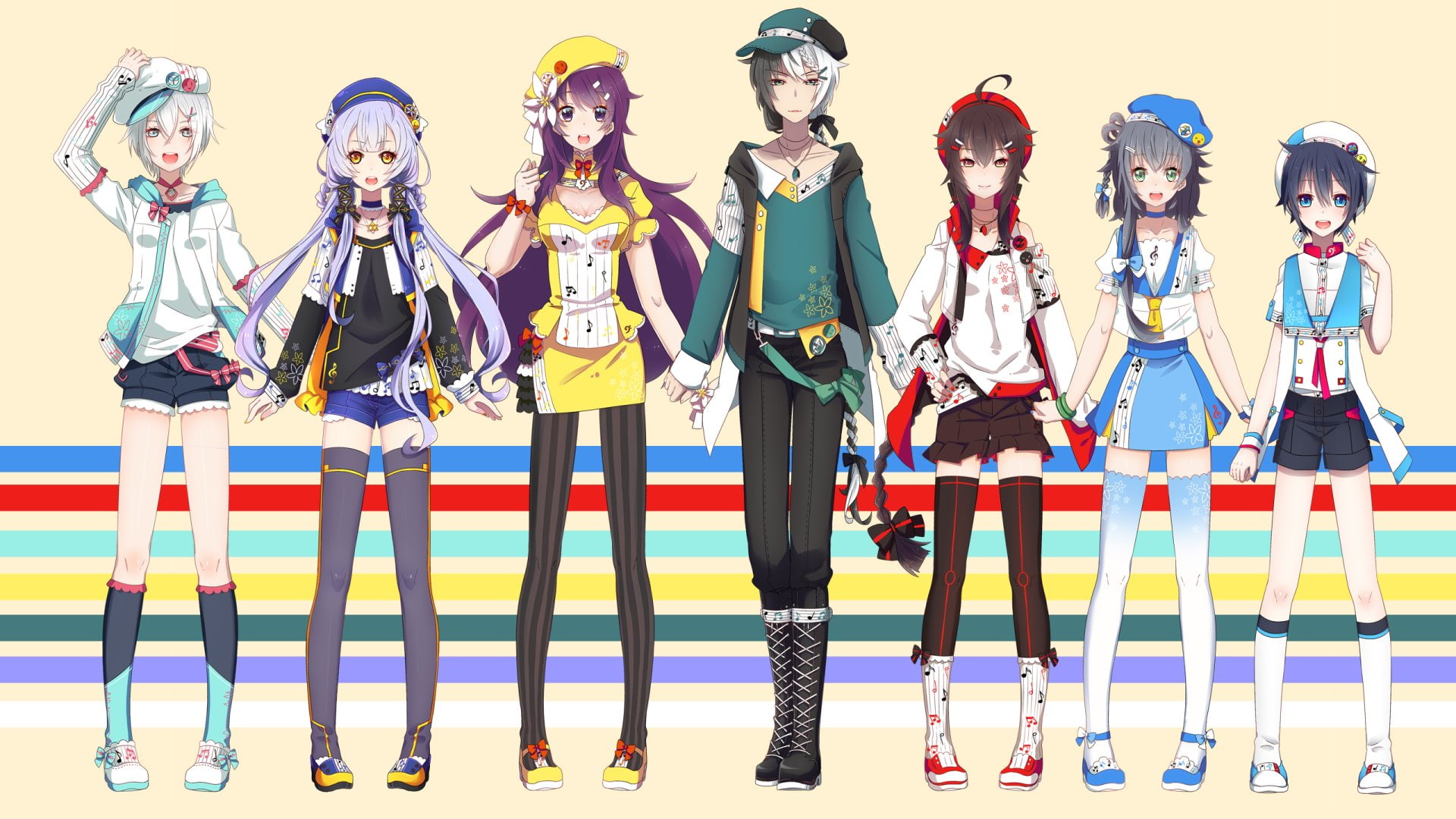 Luo Tianyi, YANHE (Vocaloid), Anime, Stardust (Vocaloid), Yuezheng Ling, Yuezheng Longya, Mo Qingxian, Vocaloid, 1080P, Zhiyu Moke, HD Wallpaper
