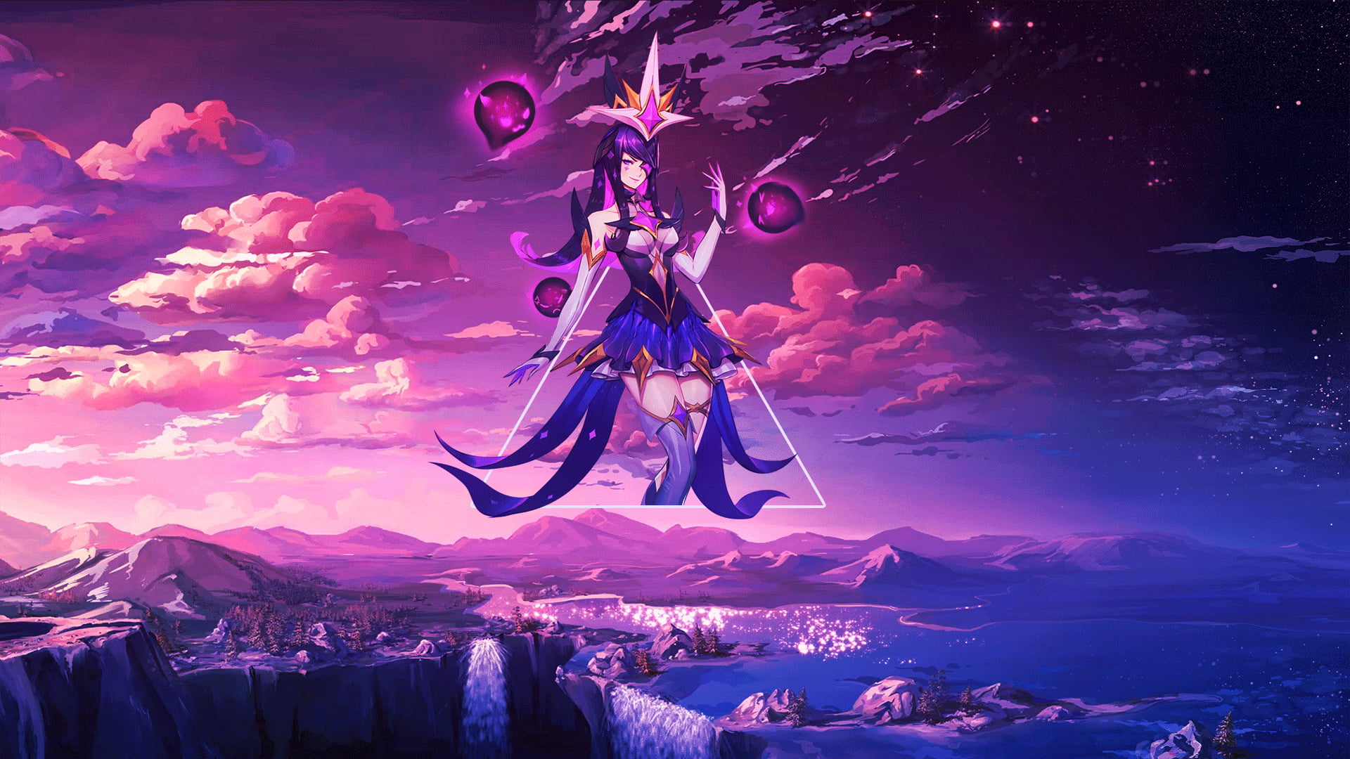 Platinum Conception s, PC gaming, video game art, Syndra (League of Legends), Jan Verner, 1080P, League of Legends, HD Wallpaper