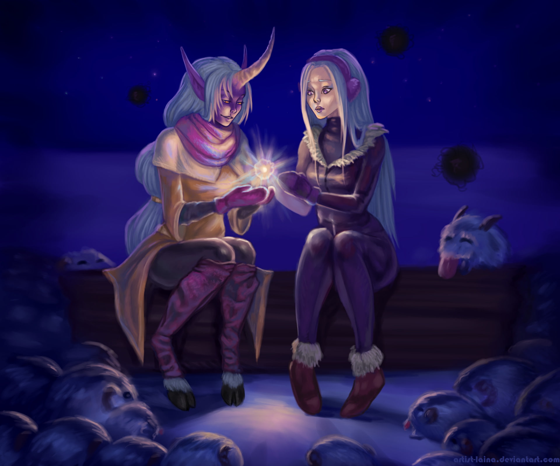 League Of Legends, Syndra (League Of Legends), 1080P, Video Game, Soraka (League Of Legends), HD Wallpaper