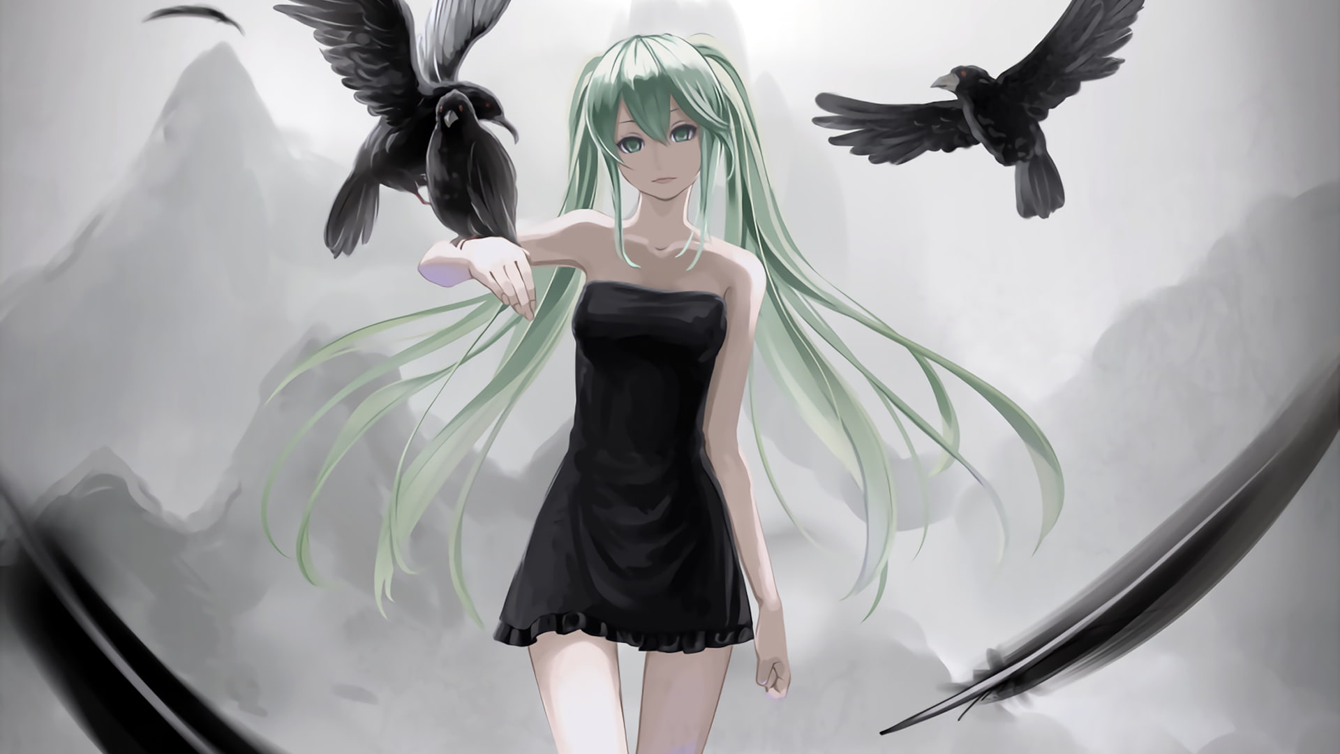 leisure activity, 1080P, clothing, outdoors, standing, young women, fashion, costume, manga, Vocaloid, real people, lifestyles, adult, beautiful woman, HD Wallpaper