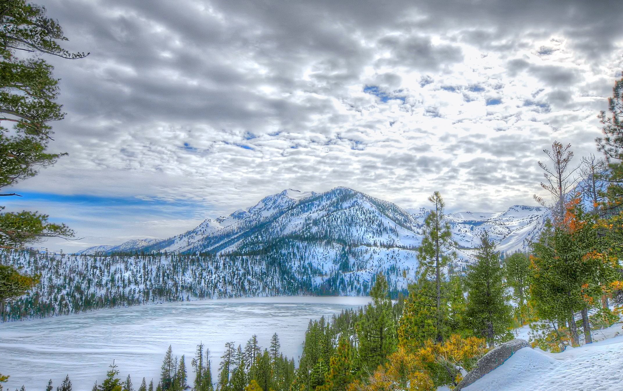 tahoe, winter, nevada, california, autumn, 1080P, lake, HD Wallpaper