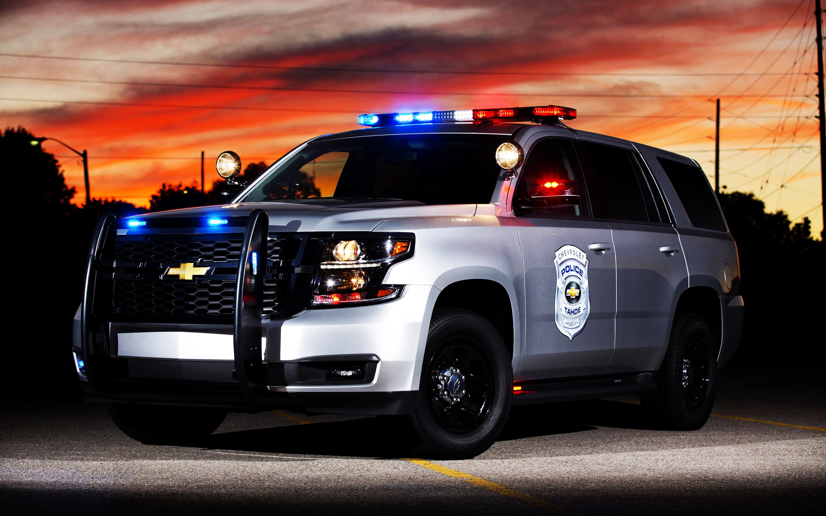 2K, chevrolet, tahoe, concept, police, Chevrolet Police Car, HD Wallpaper