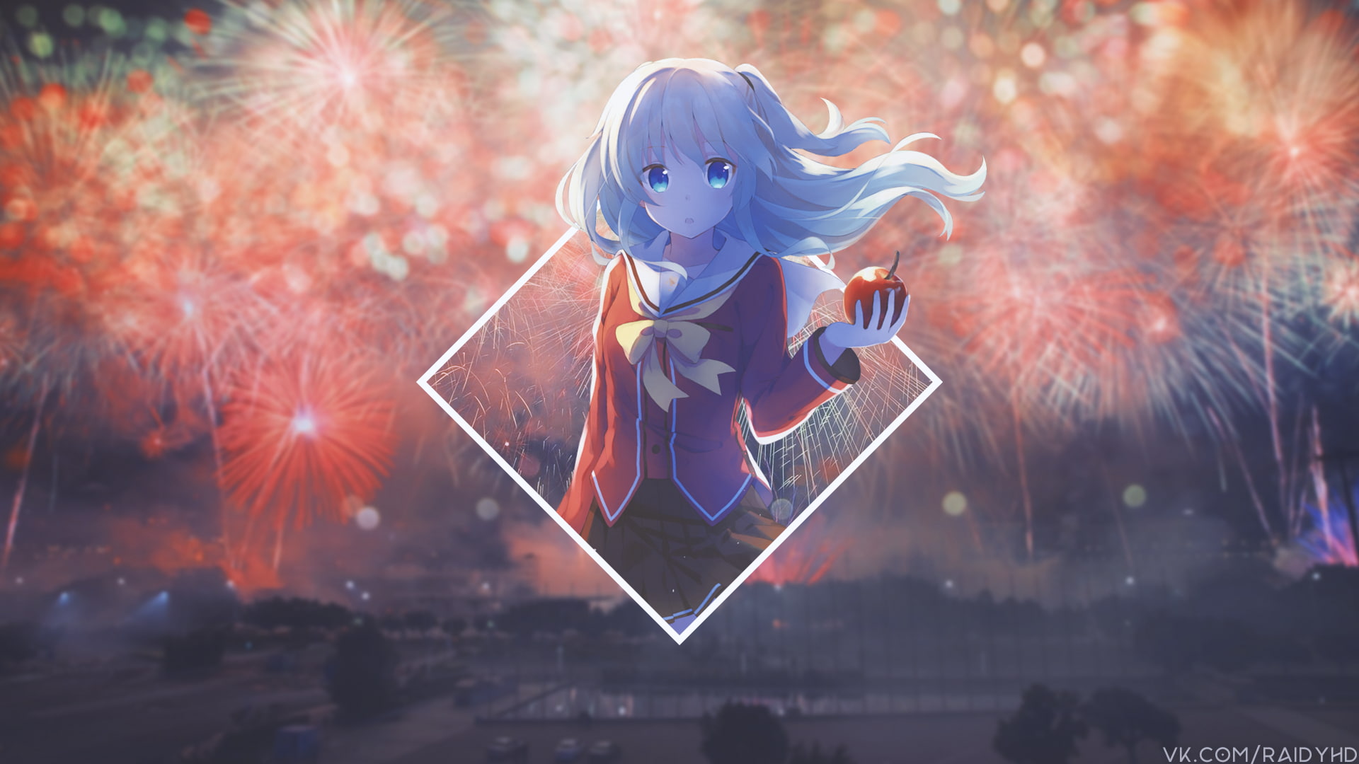 nature, costume, event, representation, human representation, anime girls, tree, creativity, outdoors, childhood, selective focus, picture-in-picture, anime, HD Wallpaper