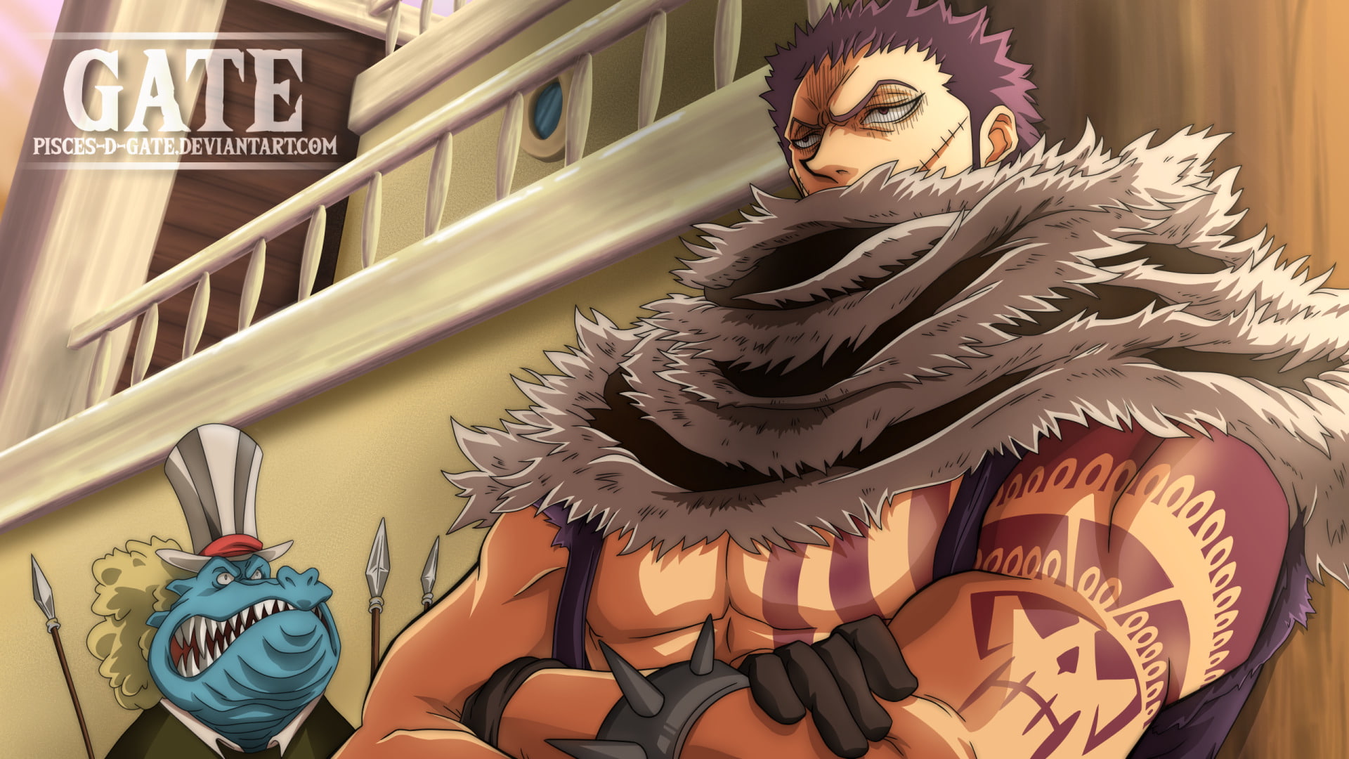 1080P, Charlotte Katakuri, One Piece, Anime, HD Wallpaper