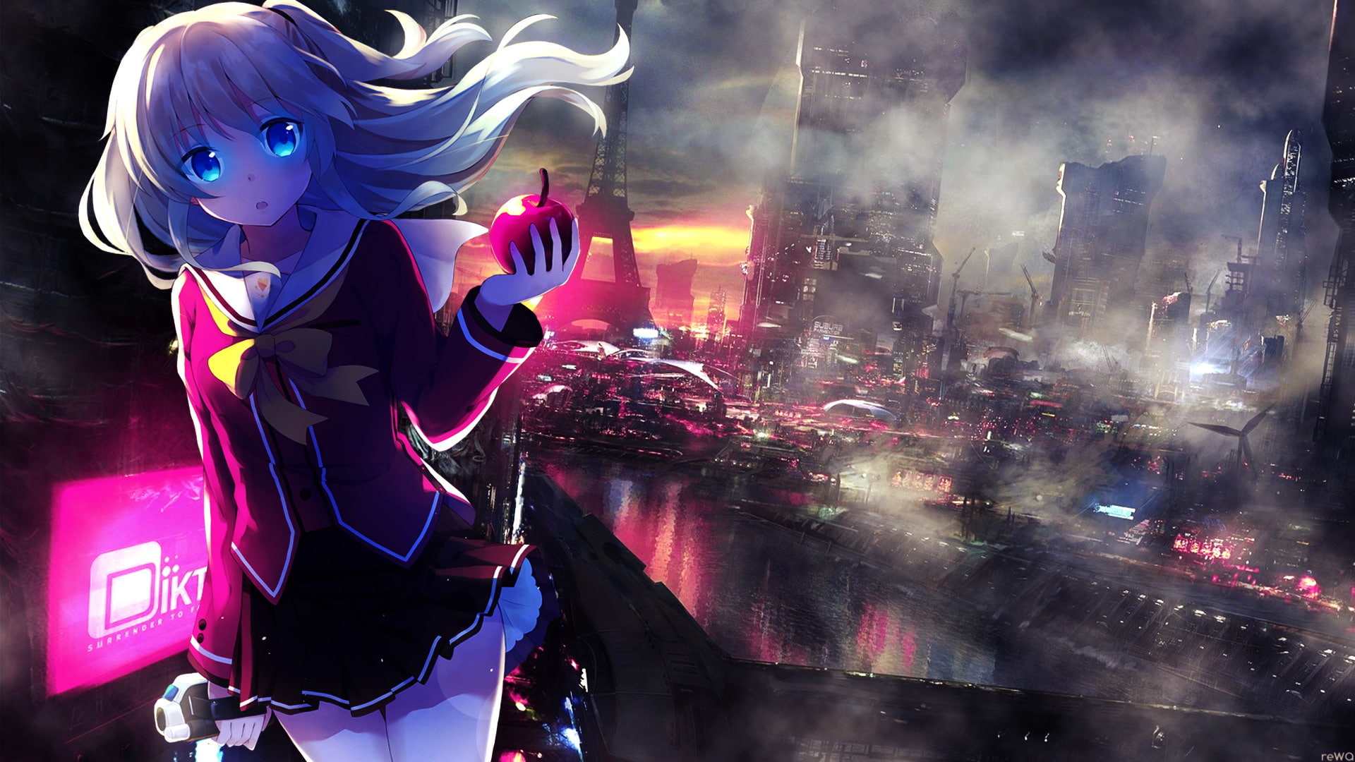 Nao Tomori, Charlotte (Anime), Anime, 1080P, Charlotte, HD Wallpaper