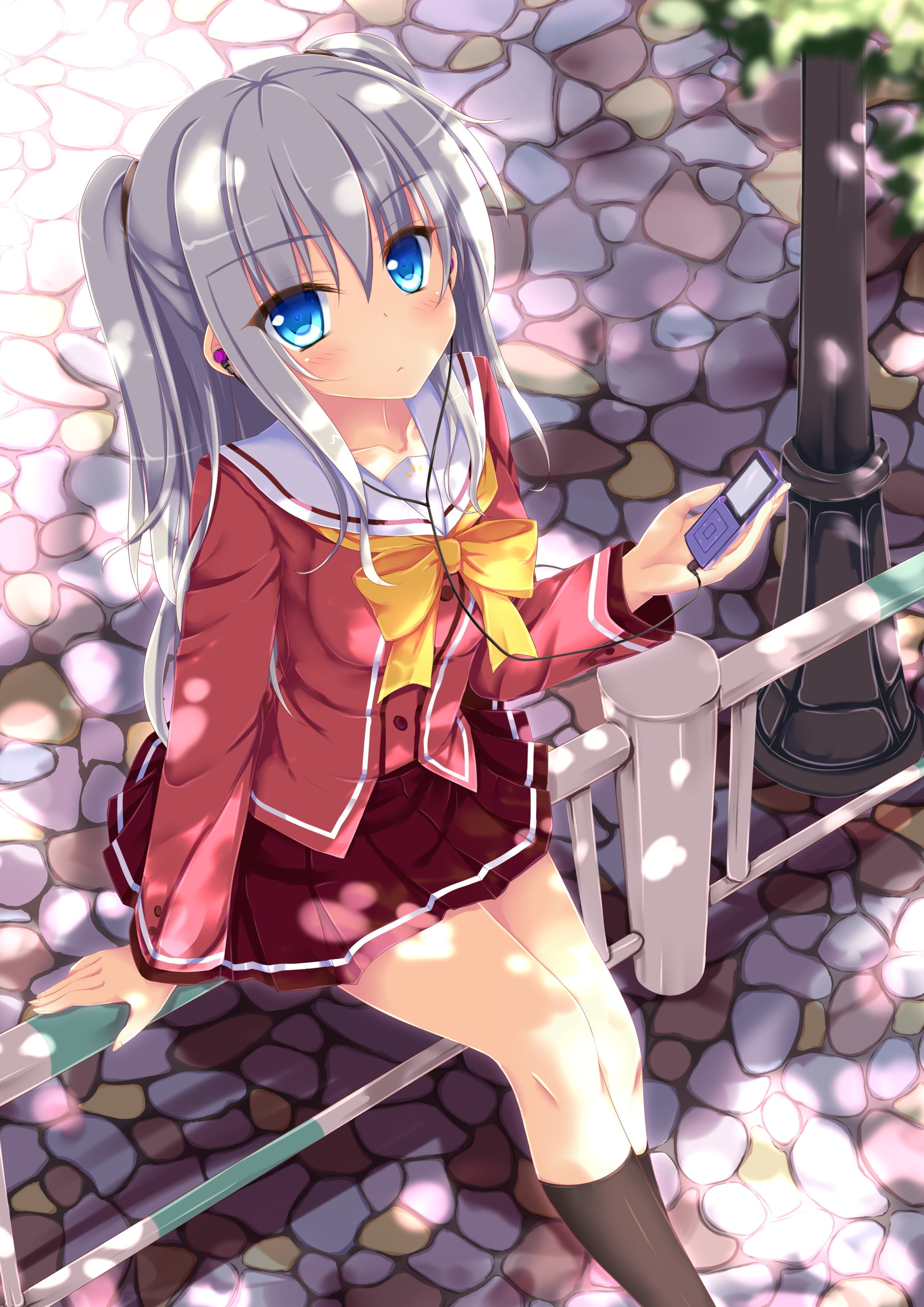 2K, Tomori Nao, Charlotte (anime), anime, anime girls, Phone HD Wallpaper