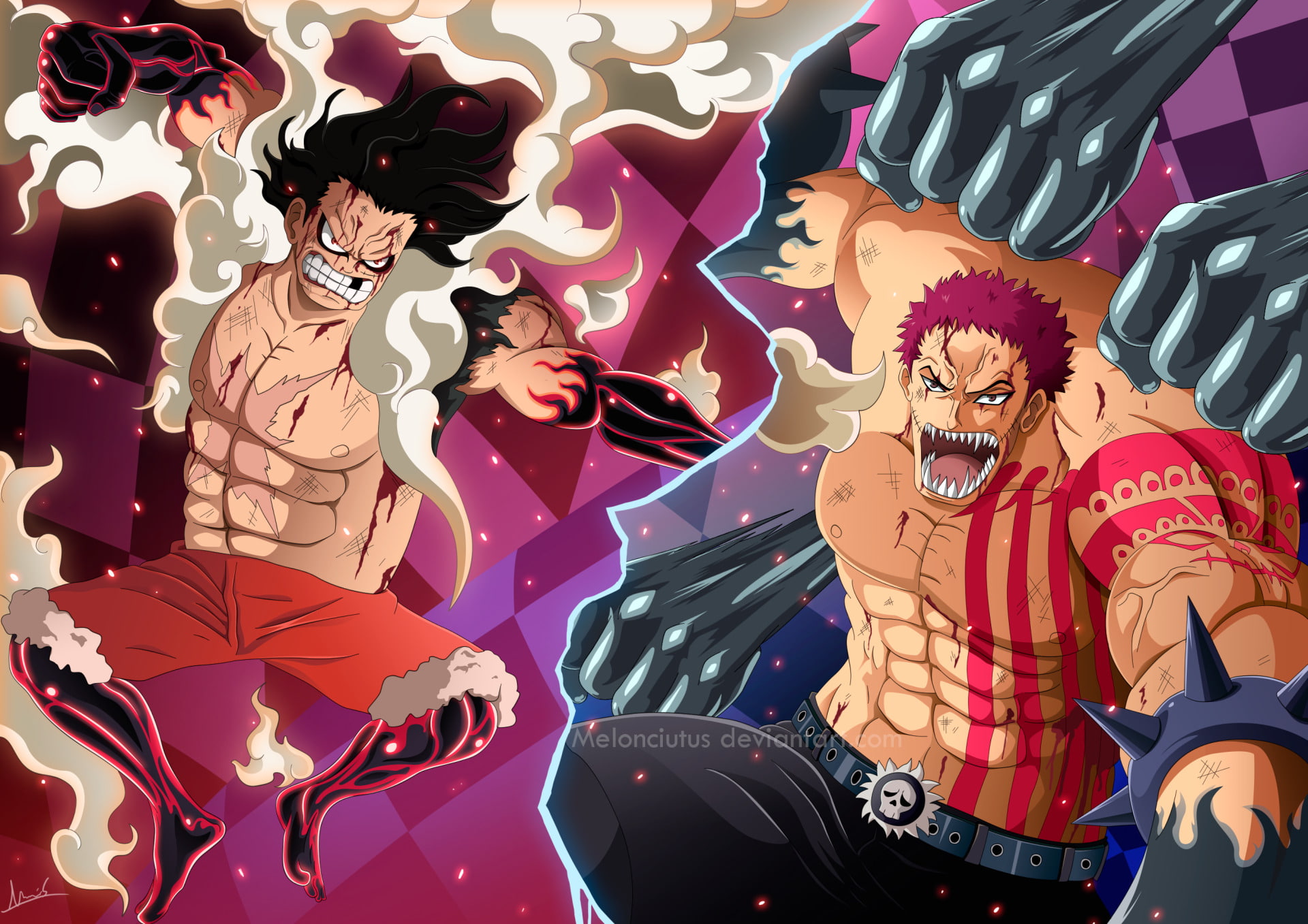 Charlotte Katakuri, 1080P, Anime, One Piece, Monkey D. Luffy, HD Wallpaper