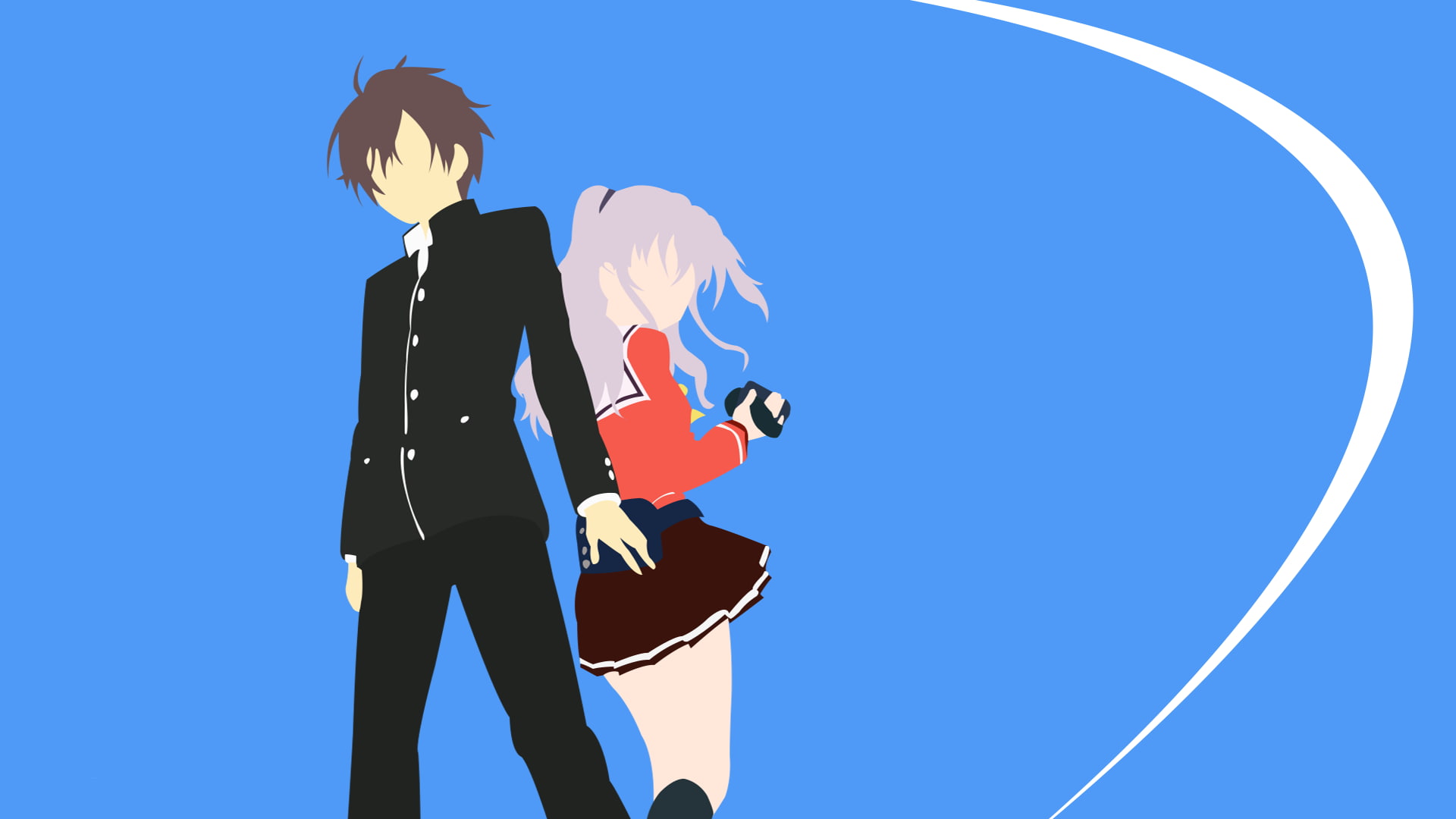 Otosaka Yuu, Tomori Nao, Charlotte (anime), anime, 1080P, HD Wallpaper