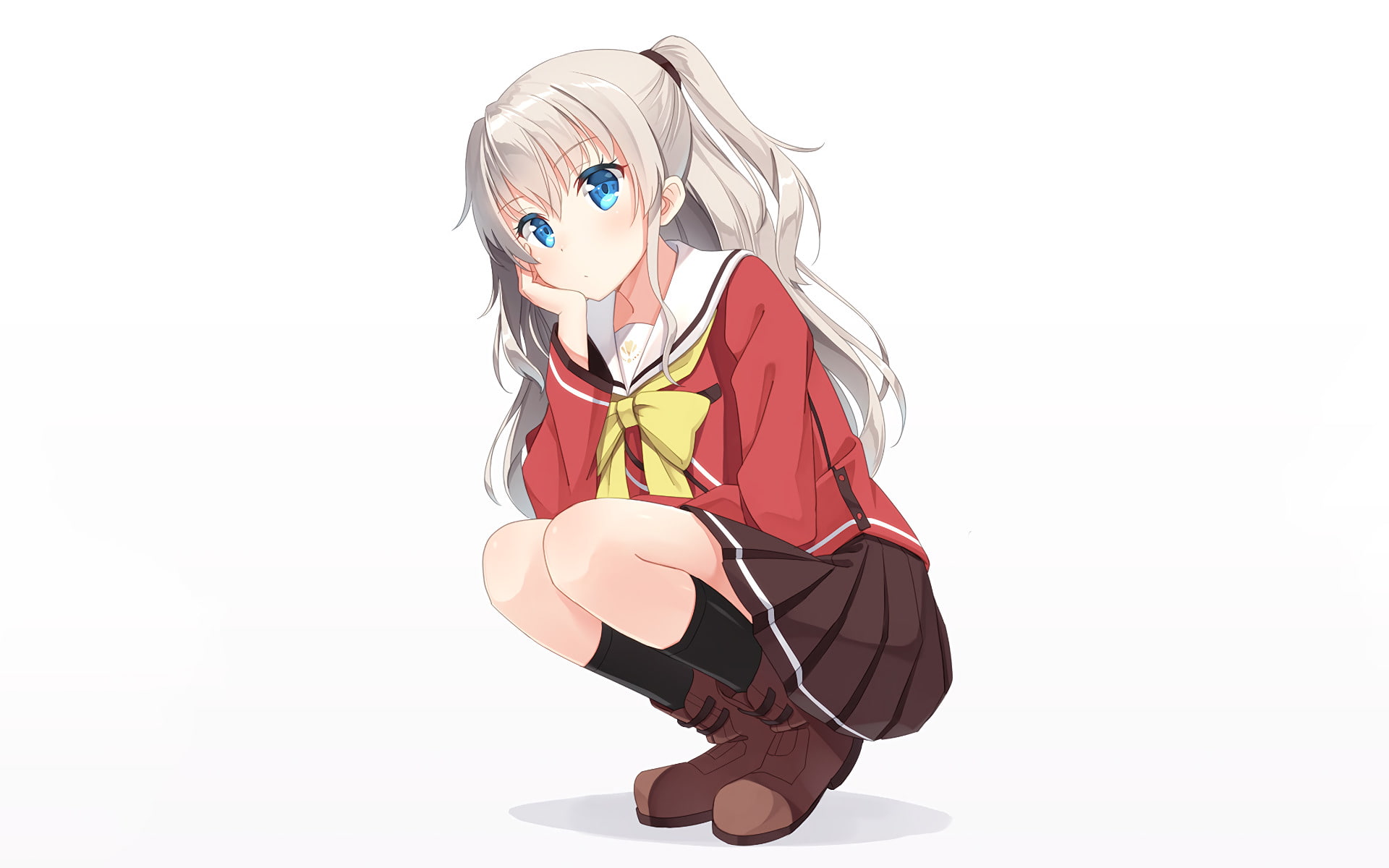 1080P, Anime, Charlotte, Nao Tomori, HD Wallpaper