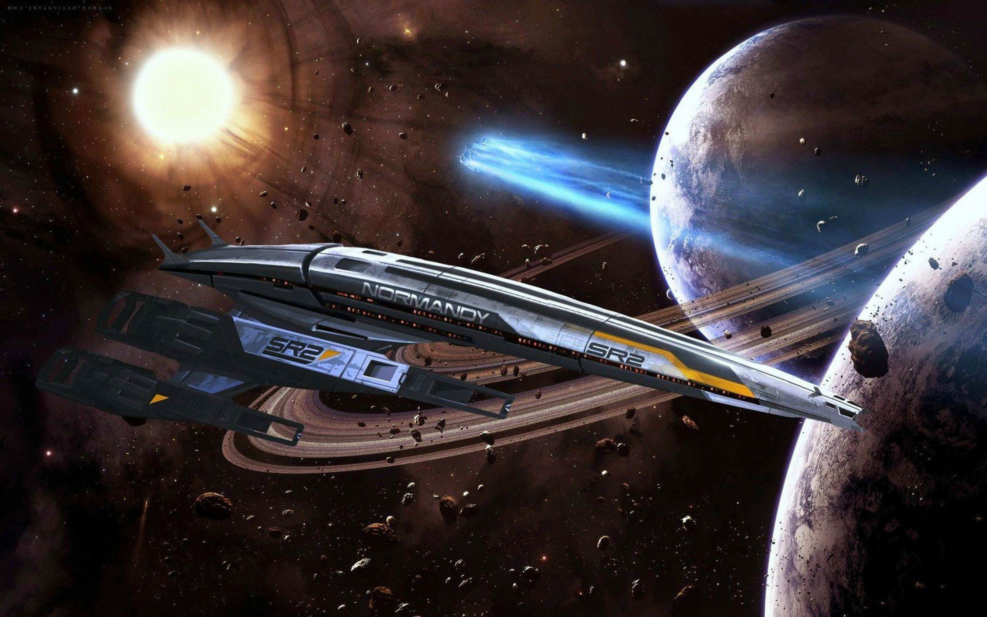 asteroids, indoors, 4K, nature, metal, close-up, car, hd, sr, normandy, ships, no people, glowing, star - space, mode of transportation, space, lens flare, HD Wallpaper