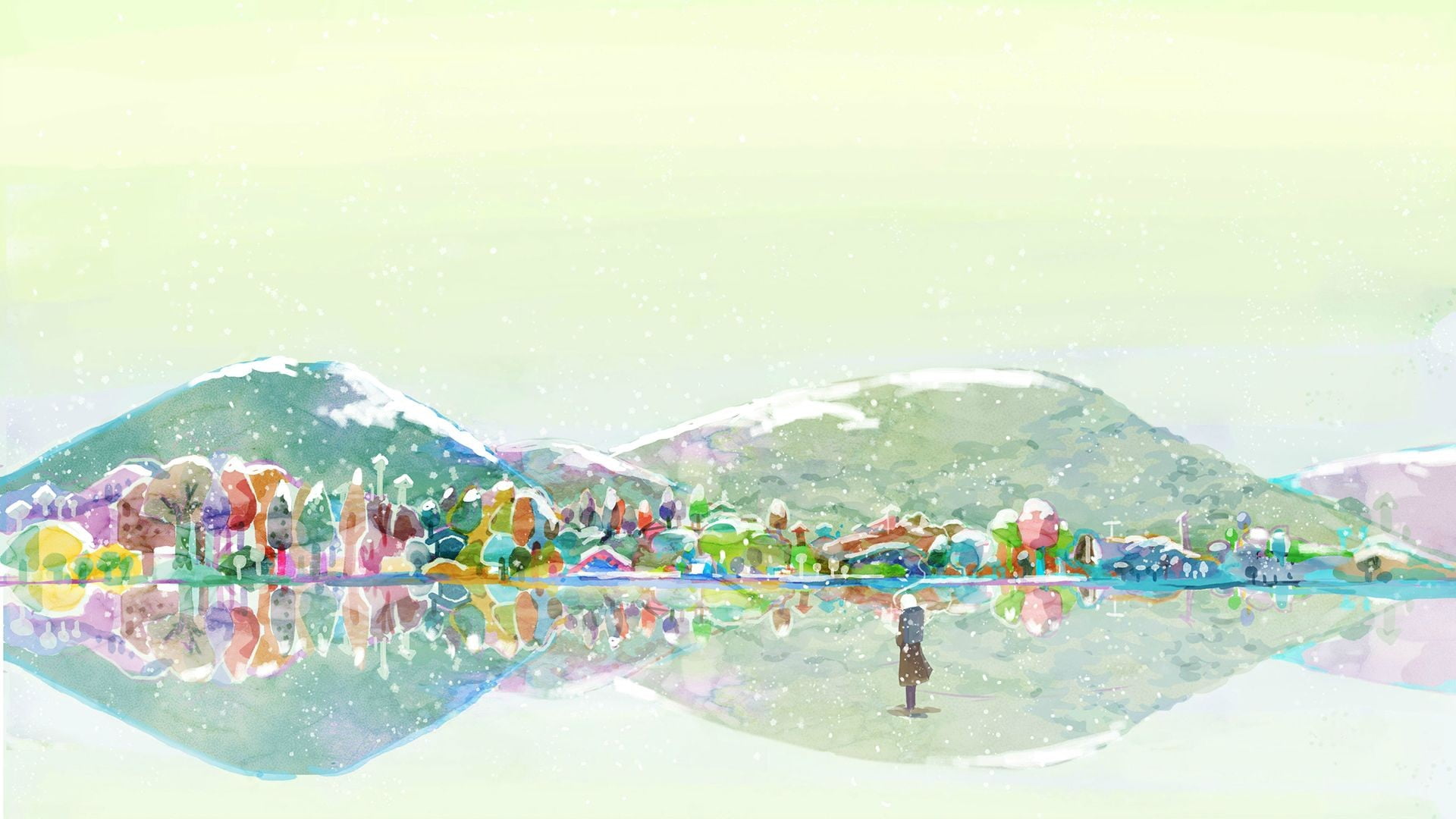 adult, holiday, leisure activity, fun, inflatable, Mushishi, painting, multicolored, Ginko (Mushishi), swimming pool, pool, day, real people, 1080P, water, HD Wallpaper
