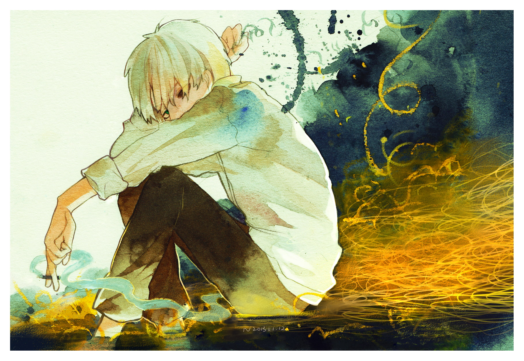 720P, mushishi, ginko, HD Wallpaper