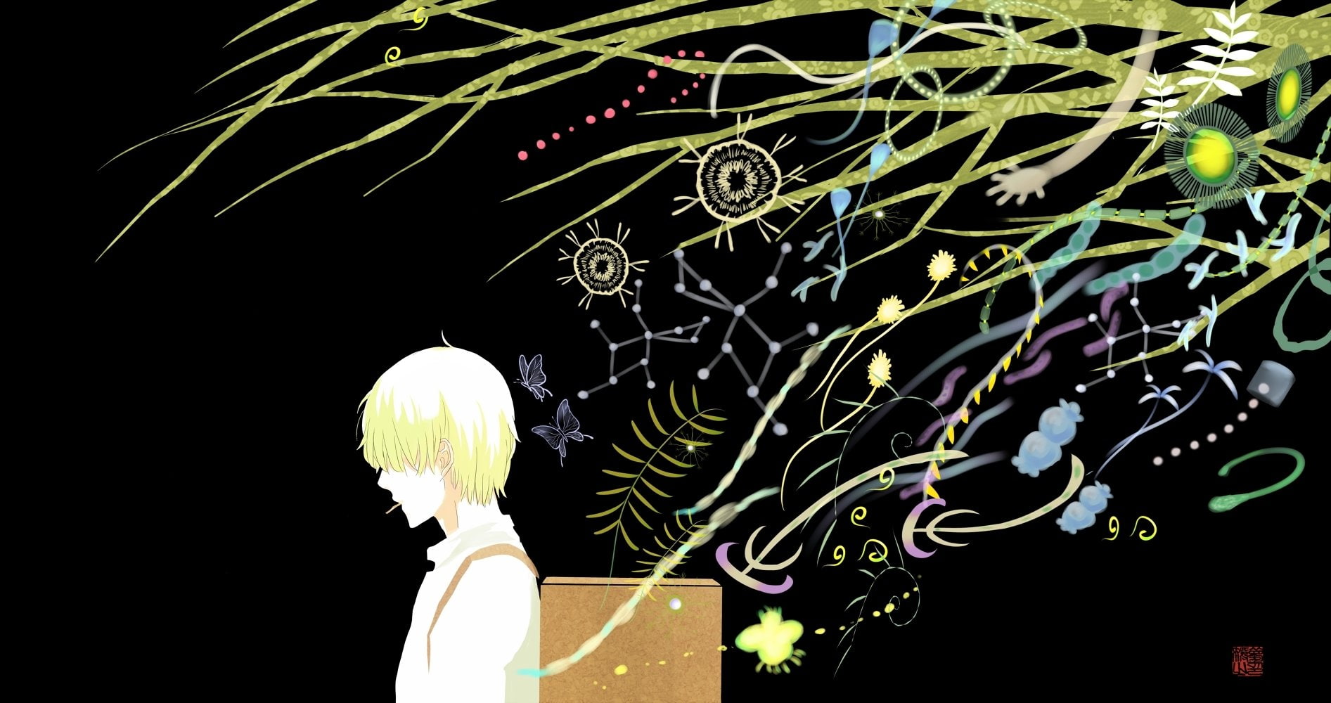 Mushishi, Ginko (Mushishi), Anime, 720P, HD Wallpaper