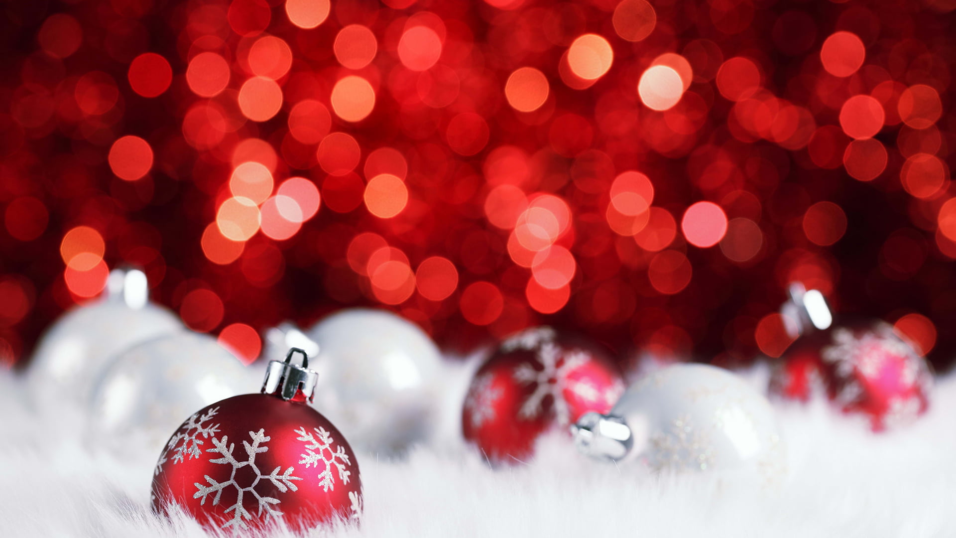 winter, christmas, red, illuminated, bright, brightly lit, xmas, ribbon, no people, backgrounds, festive, purple, holiday - event, glitter, snowflake, abstract, HD Wallpaper