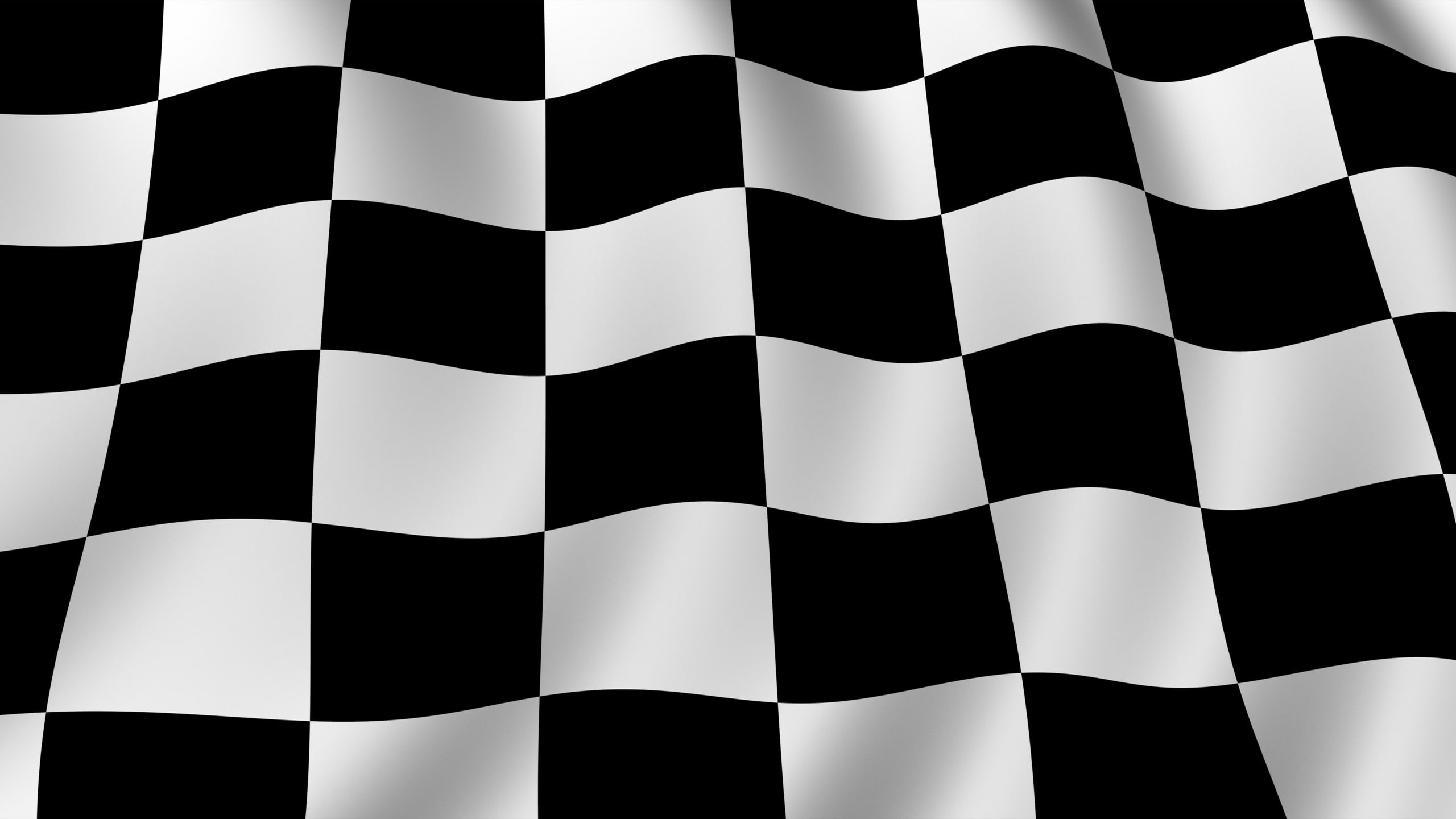black, white, checkered flag, black and white, flag, 2K, checkered, HD Wallpaper