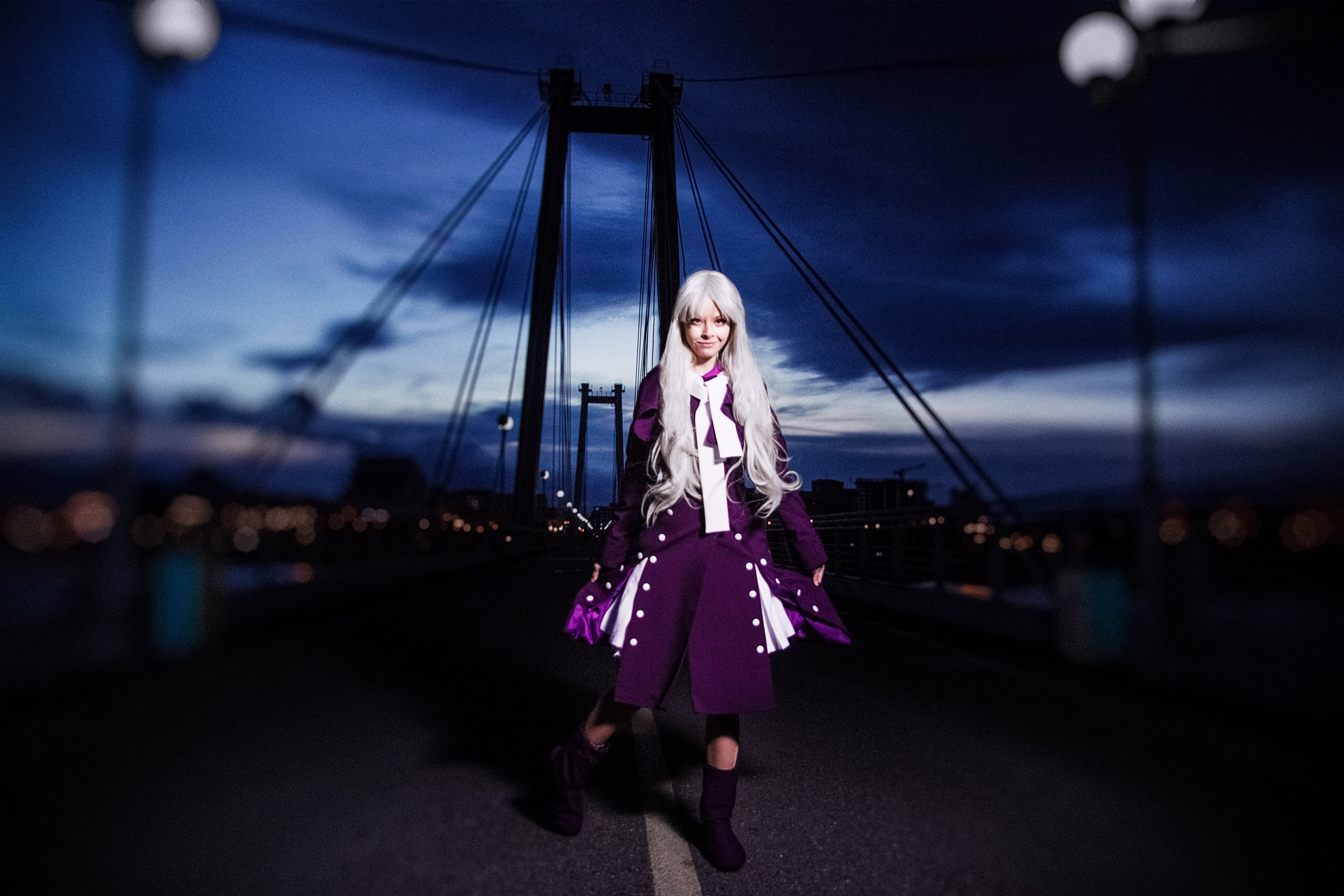 fashion, cosplay, Illyasviel von Einzbern, Helly von Valentine, real people, adult, portrait, outdoors, 5K, women, one person, sky, beauty, looking at camera, HD Wallpaper