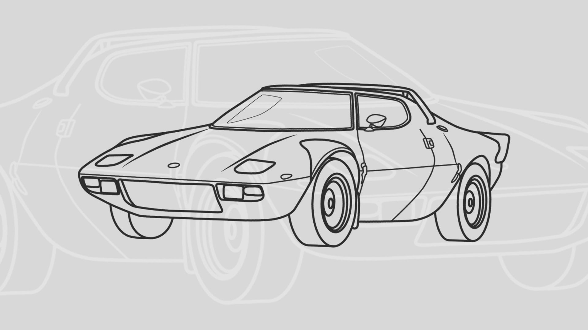 animal representation, white background, Rally, drawing - art product, car, land vehicle, creativity, close-up, vector, motor vehicle, white color, pencil drawing, HD Wallpaper