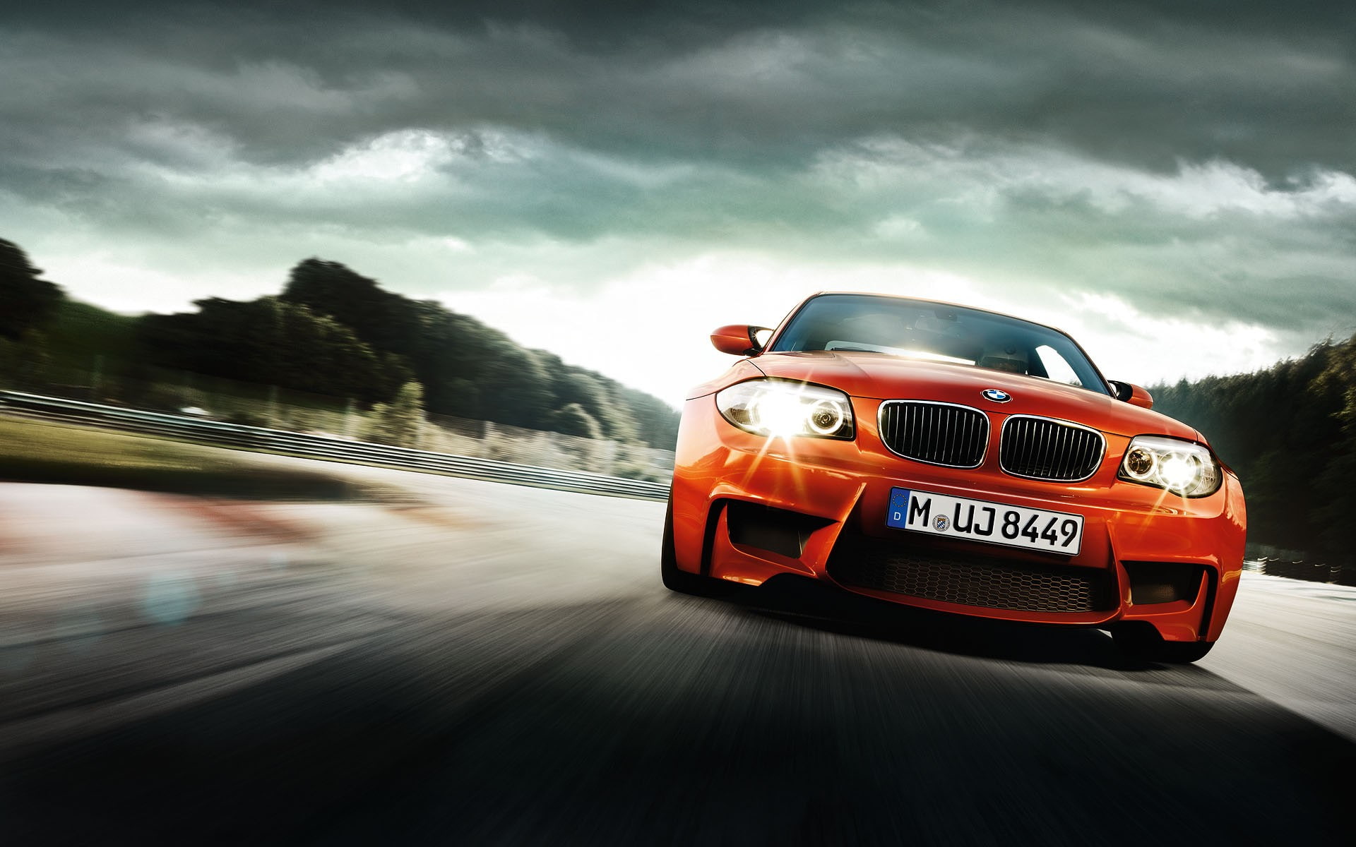 car, vehicle, BMW M1 Coupe, red cars, BMW, 1080P, HD Wallpaper