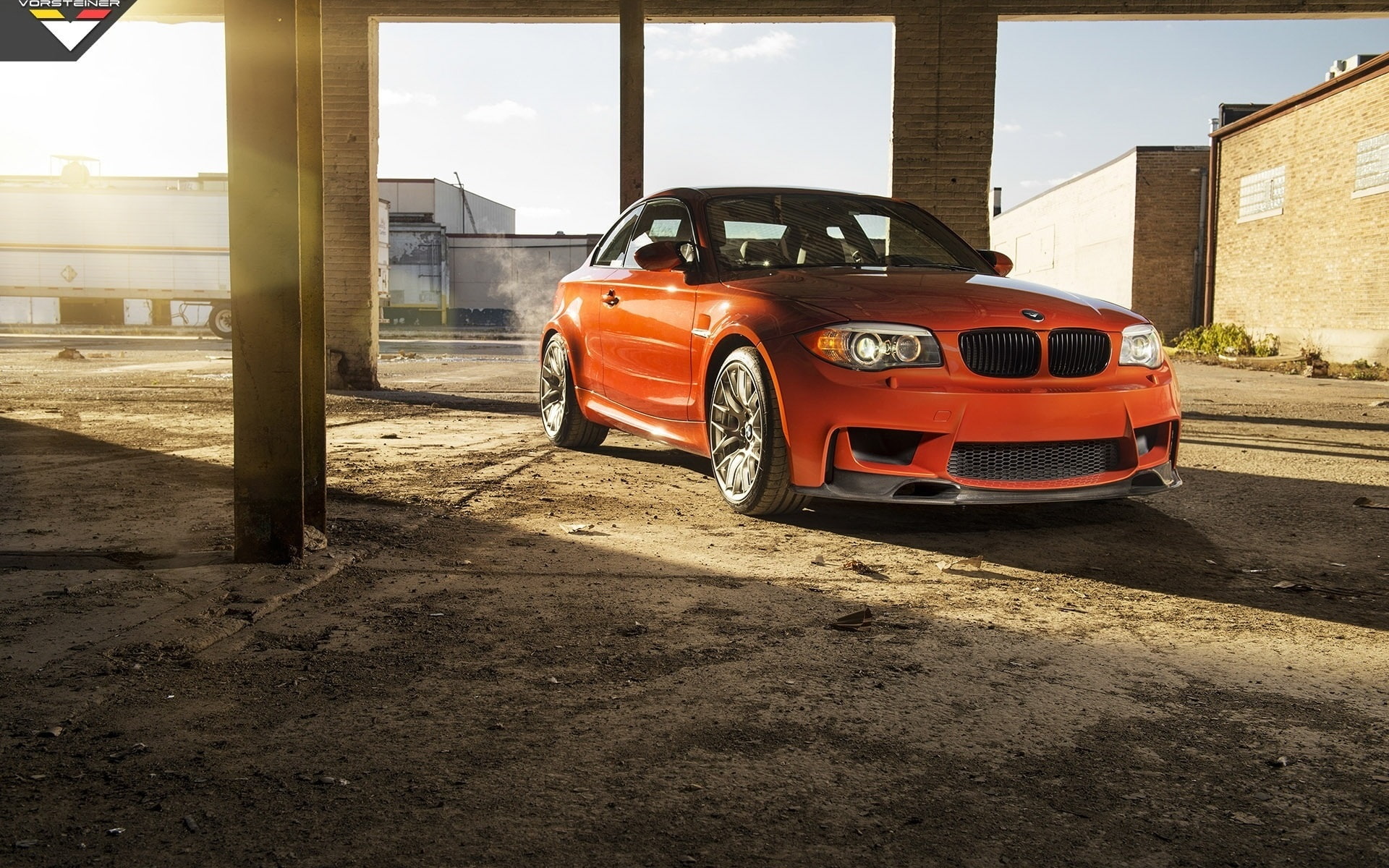 Orange, m, 1080P, series, e, BMW, red, Car, coupe, HD Wallpaper