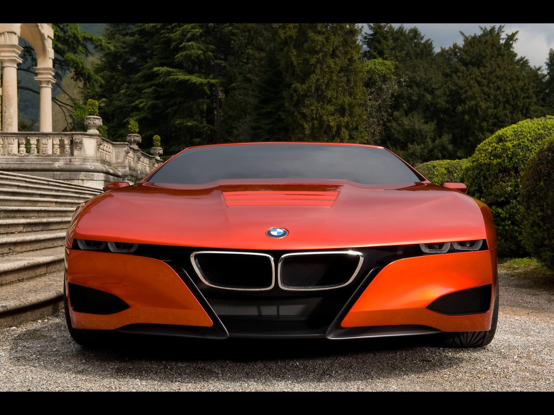 1080P, bmw, orange, car, sports, cars, homage, concept, conceptcar, m, HD Wallpaper