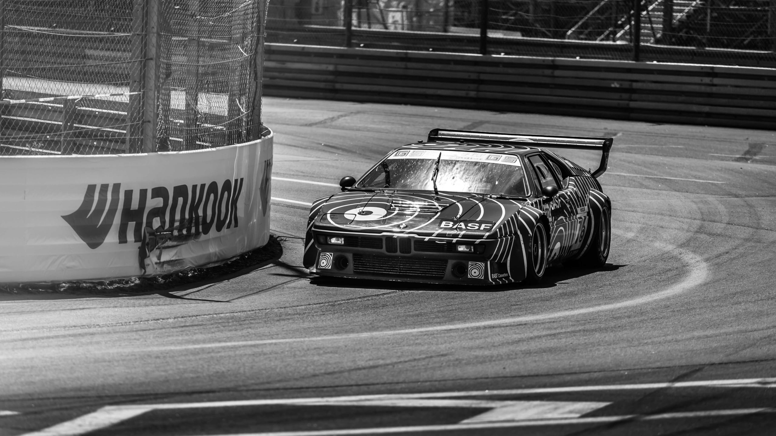 bmw m1, 2K, race cars, monochrome, Procar, HD Wallpaper