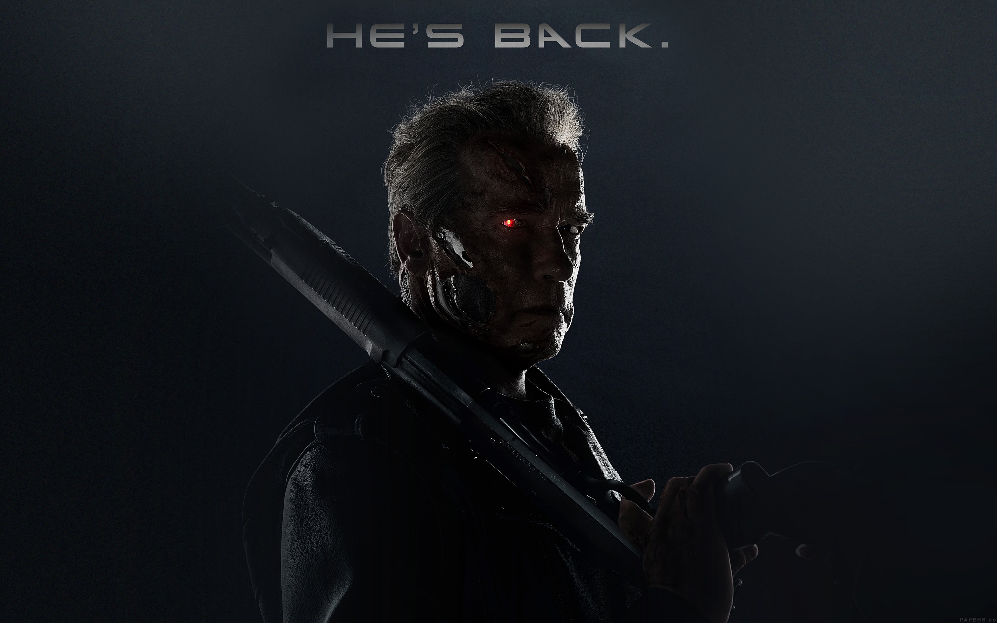 indoors, gun, one person, adult, communication, black background, knife - weapon, holding, headshot, back, warning sign, weapon, he, aggression, young adult, HD Wallpaper
