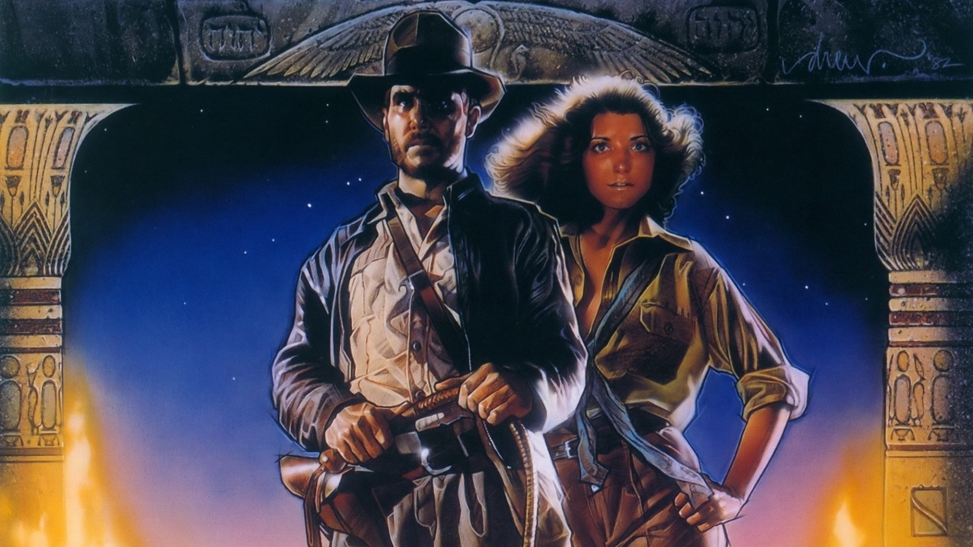 raiders, heroes, poster, ark, jones, adventure, action, hero, thriller, fantasy, lost, 1080P, indiana, HD Wallpaper