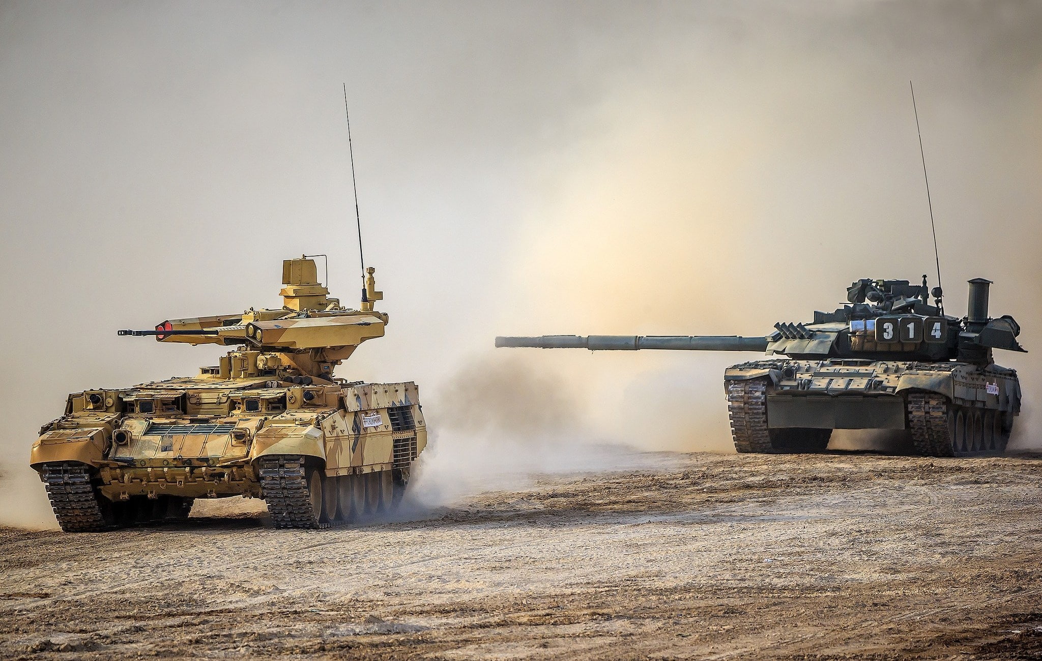 BMPT-72, T-80UE-1, armored vehicles of Russia, T-80 YE-1, 1080P, Terminator, HD Wallpaper