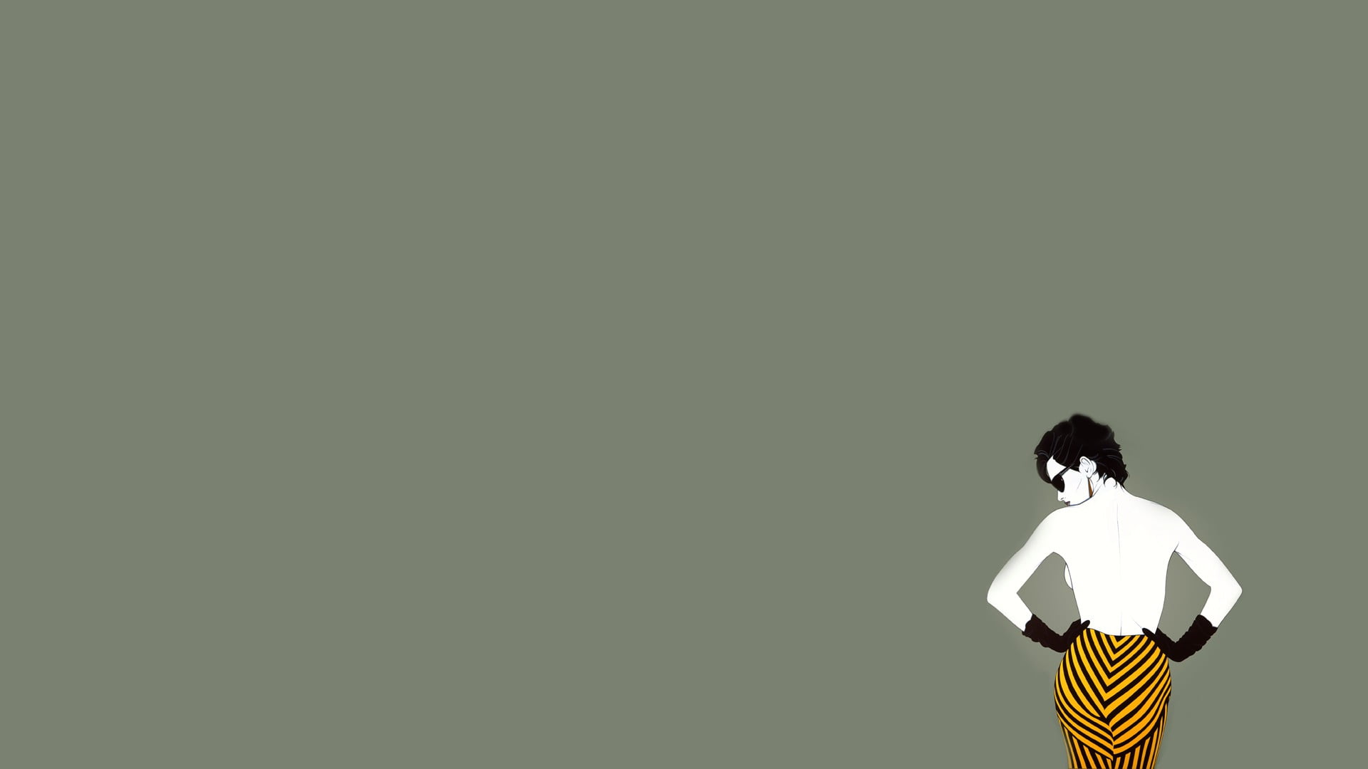 leisure activity, 1080P, sport, lifestyles, adult, casual clothing, rear view, 80s, minimalistic., one person, soccer, copy space, Girl, waist up, standing, HD Wallpaper