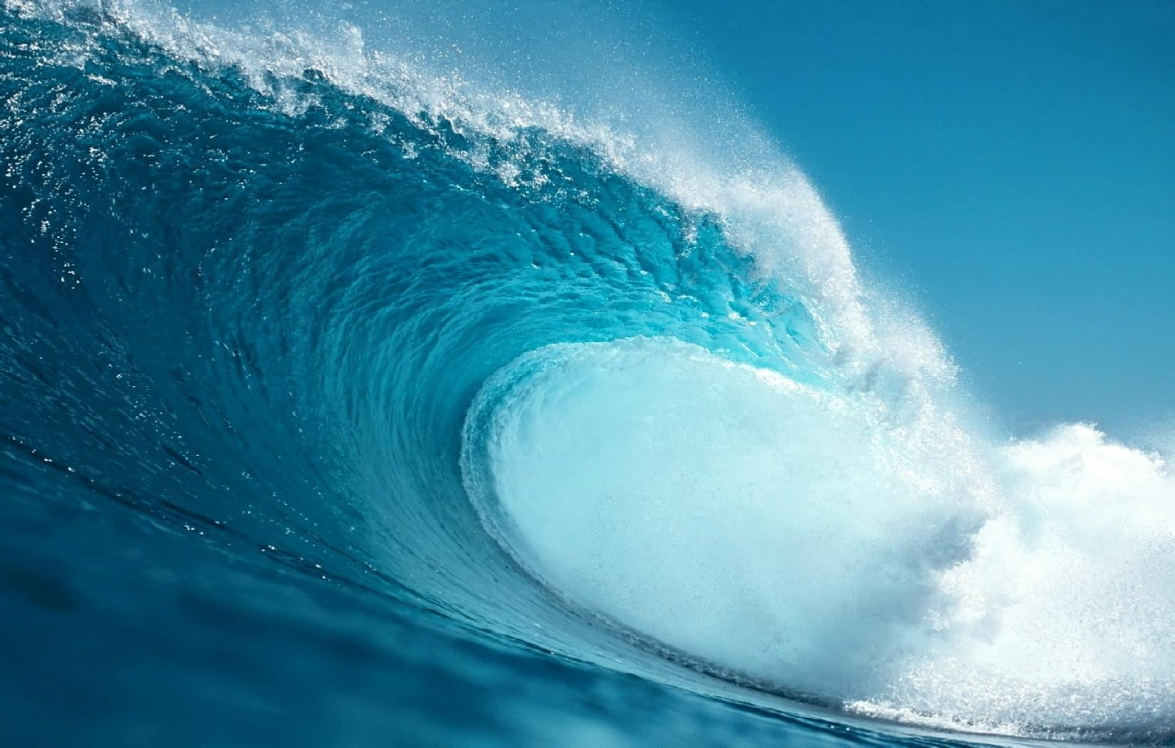 environment, pipeline Wave, splashes, transparent, wave, force, tropical Climate, surfing, beauty in nature, spray, action, hawaii Islands, stream, summer, HD Wallpaper