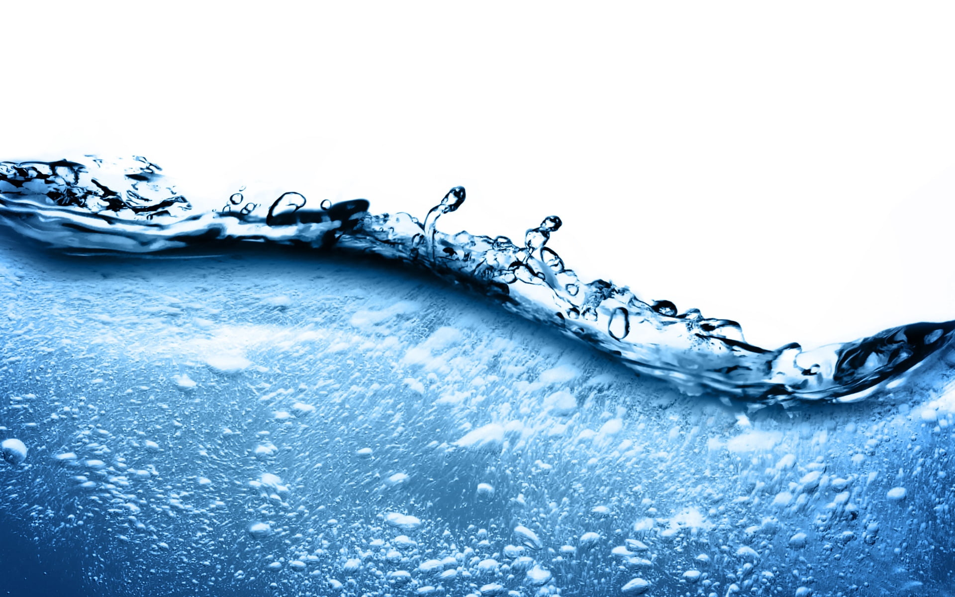 clean, flowing Water, ripple, backgrounds, white, wet, silver colored, drink, flowing, turquoise Colored, rippled, macro, close-up, spray, bubbles, color Image, HD Wallpaper
