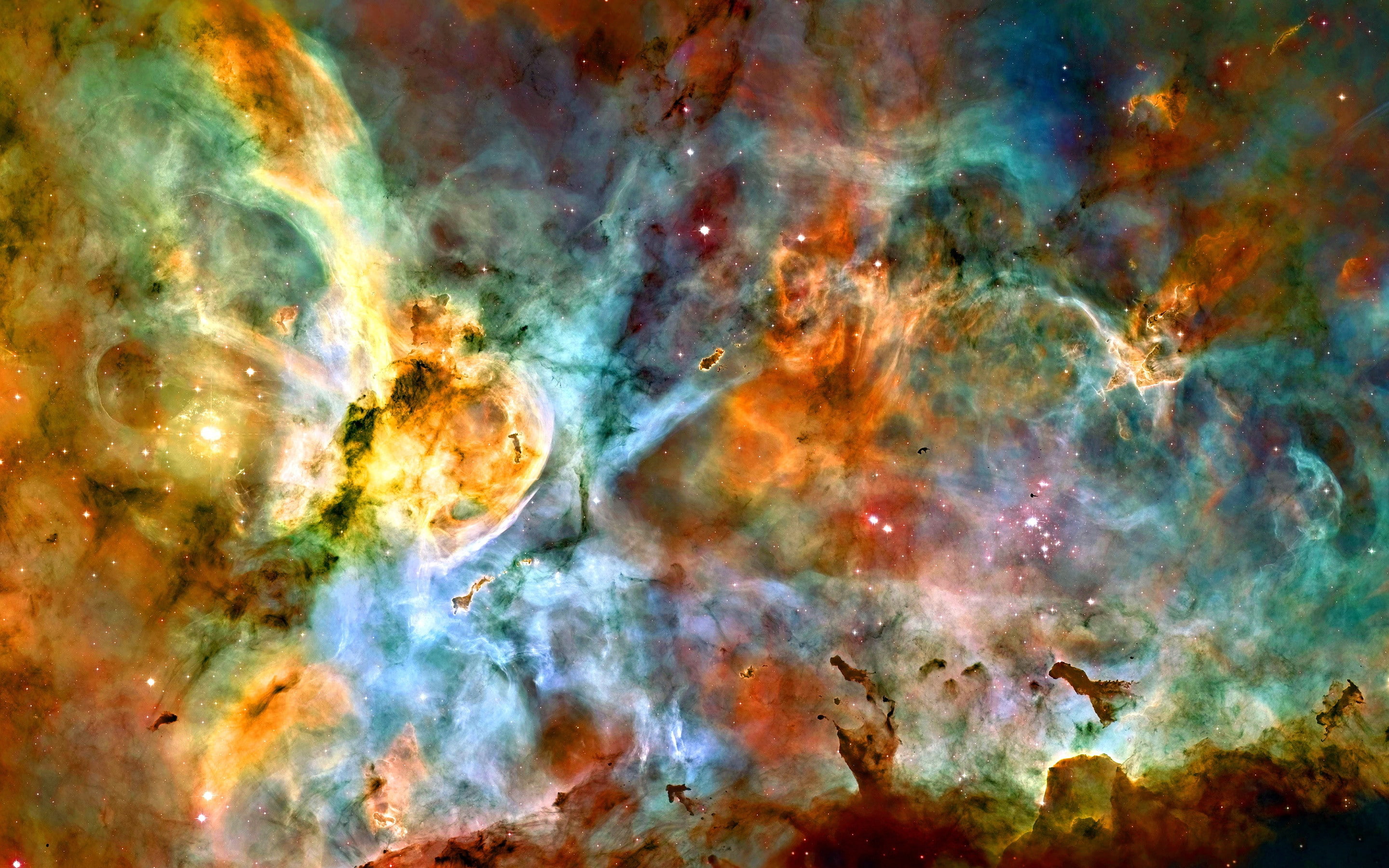 2K, abstract, 2880x1800, 4k wallpaers, nebula, HD Wallpaper