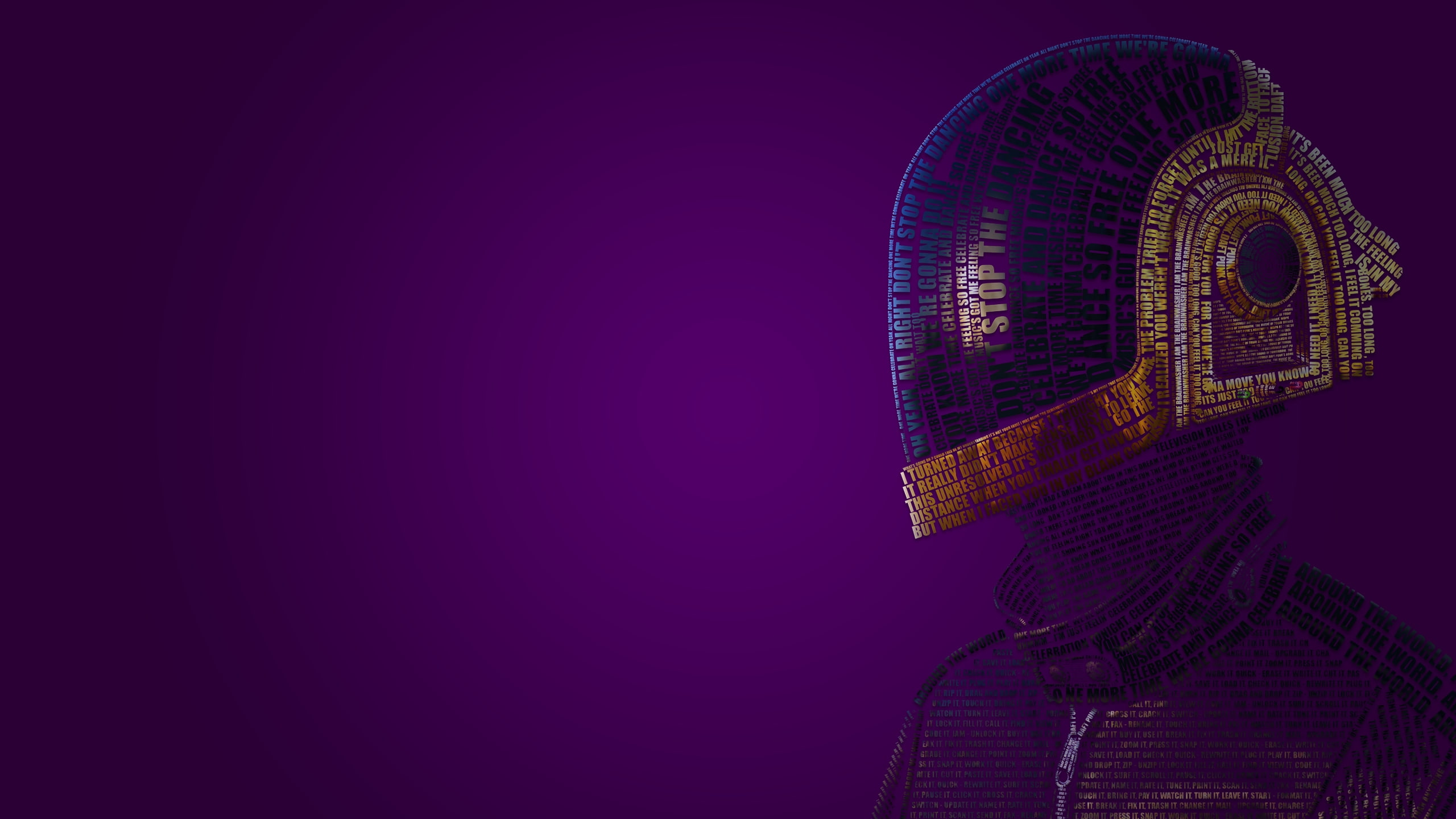 artwork, x, daft, entertainment, 2K, hd, Daft Punk, typography, purple, art, punk, Music, drawn, HD Wallpaper