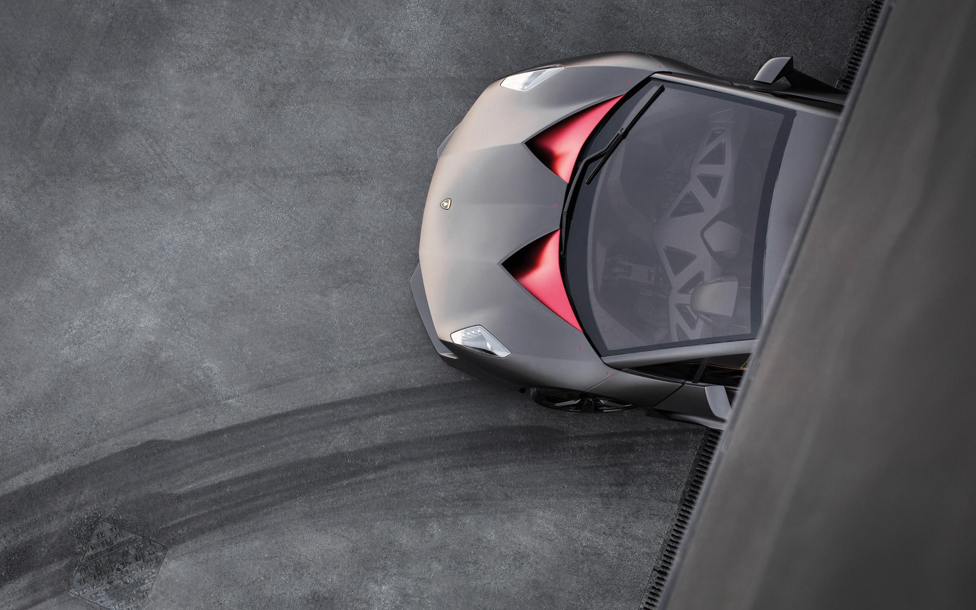 concept, cars, 1080P, car, black, sesto, elemento, lamborghini, HD Wallpaper