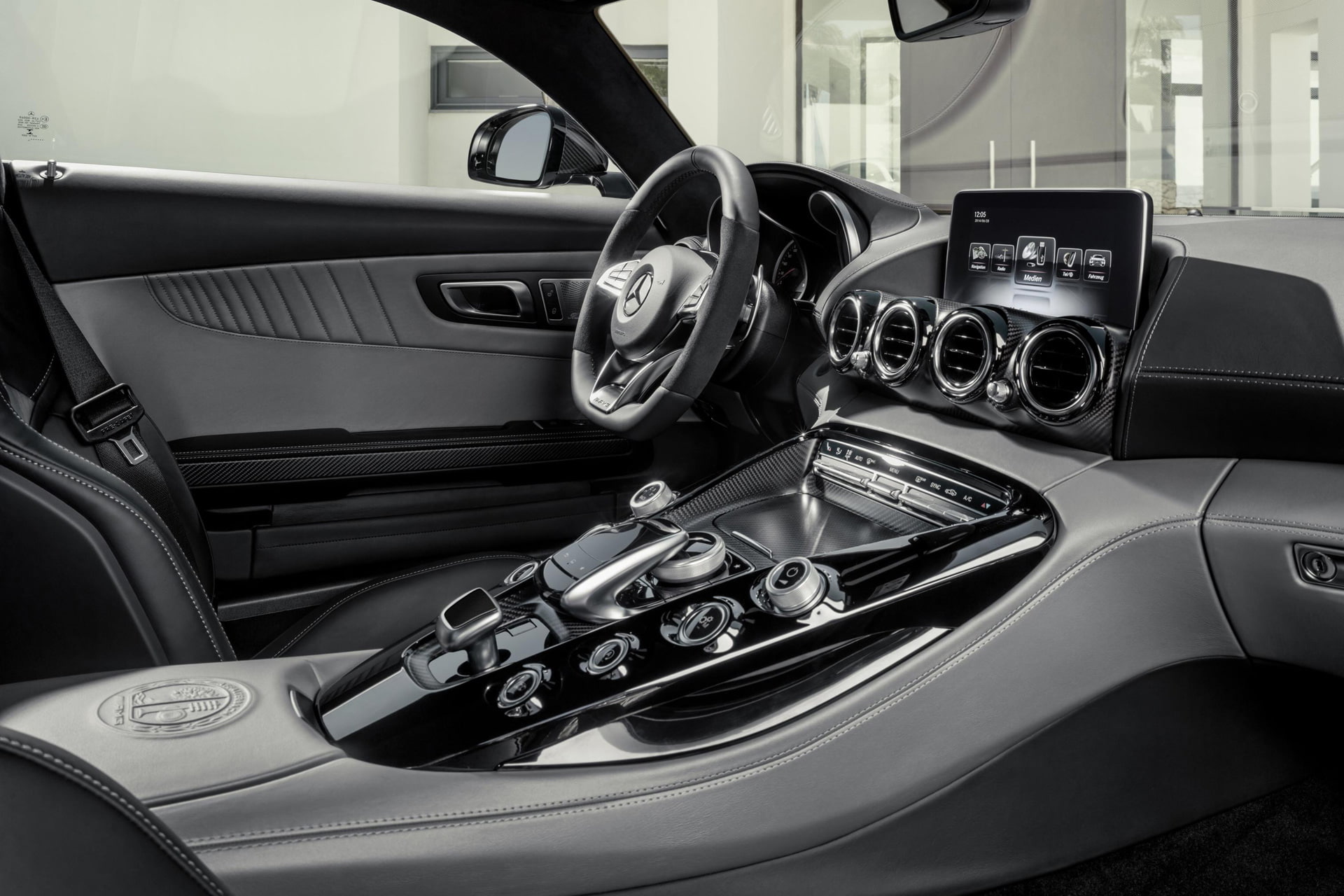 amg, cars, gt, 1080P, interior, hd, mercedes, HD Wallpaper