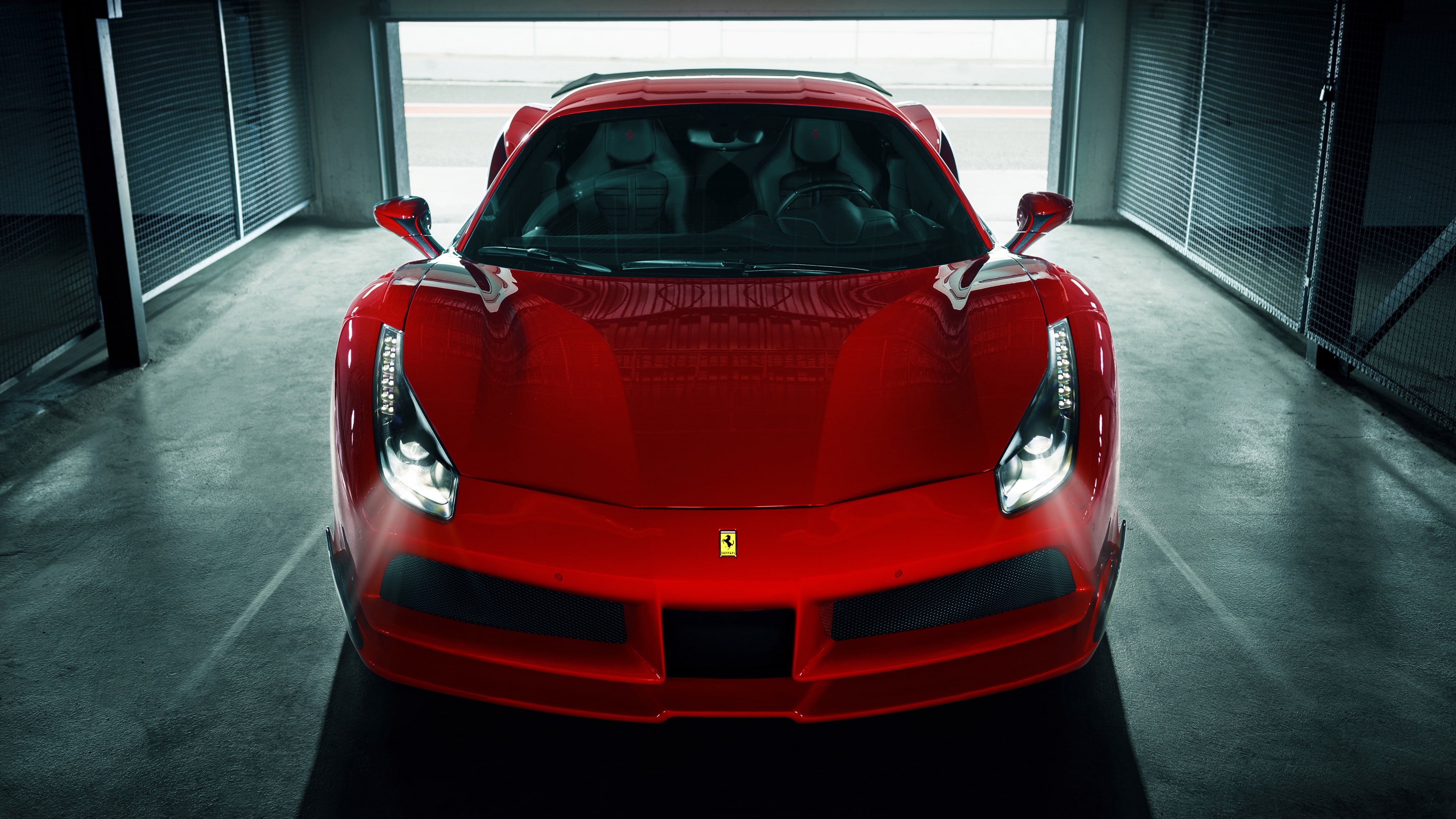 N-Largo, Ferrari 488 GTB, 4K, 4K, Novitec Rosso, HD Wallpaper