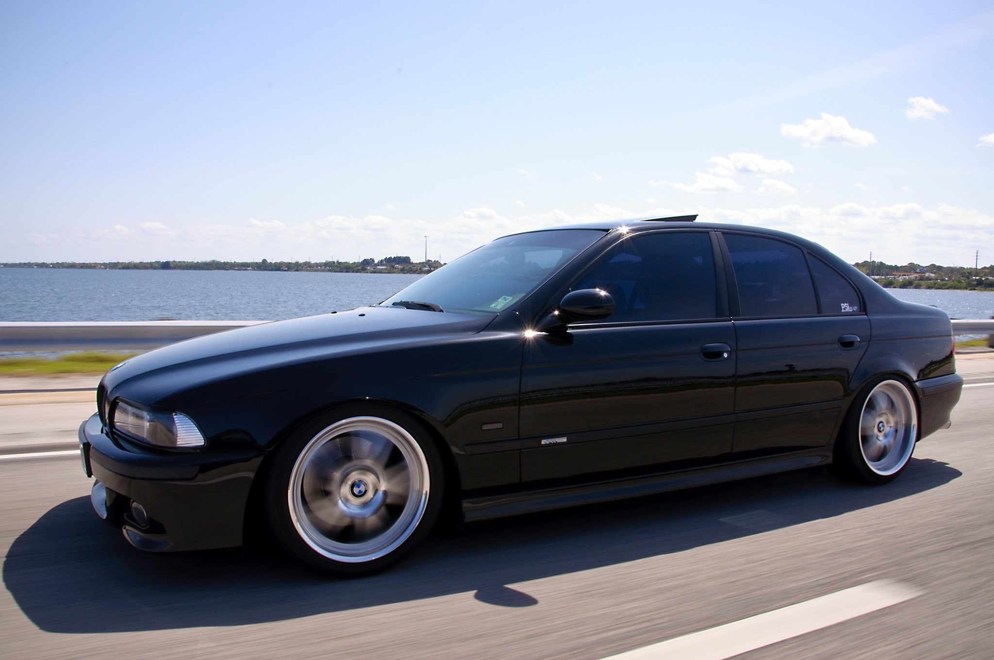 2000, BMW, 1080P, Sedan, drives, E39, Black, e, road, HD Wallpaper