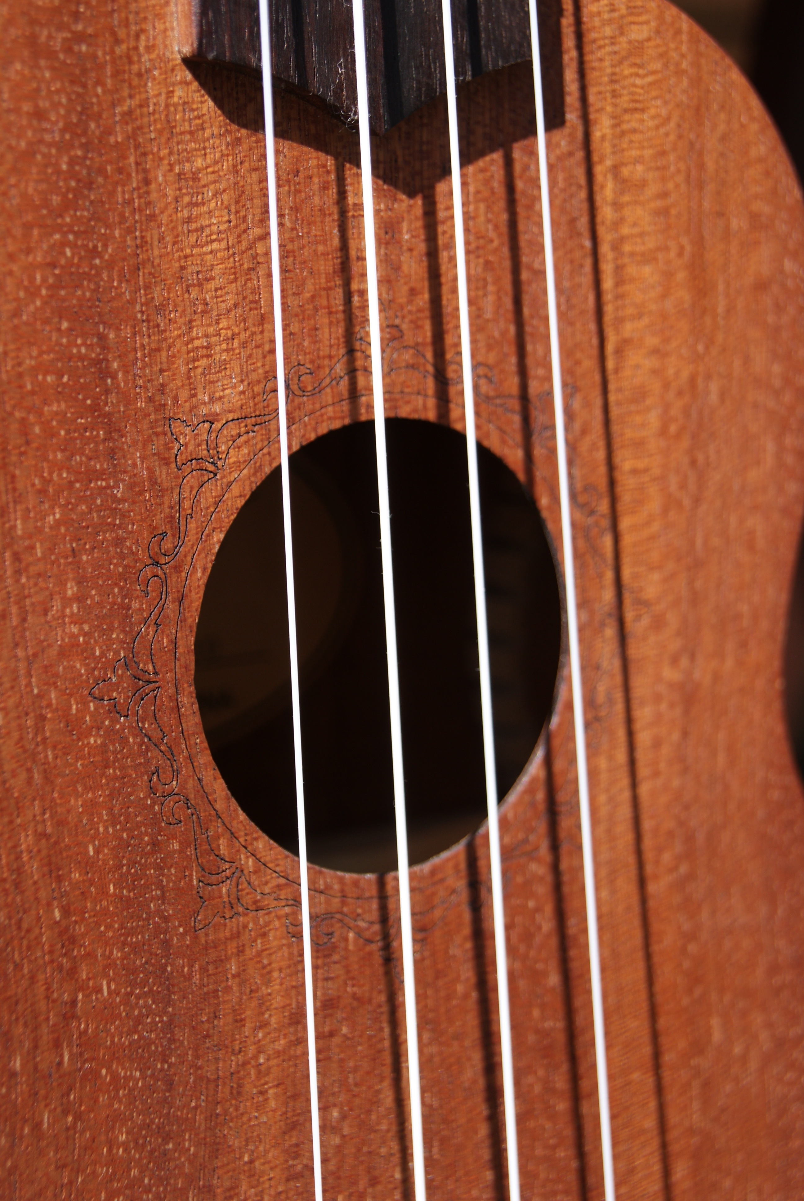 wooden, hawaiian, backgrounds, wood - material, guitar, hawaii, indoors, close-up, audio, brown, acoustic, hollow, play, hole, acoustic guitar, string, Phone HD Wallpaper