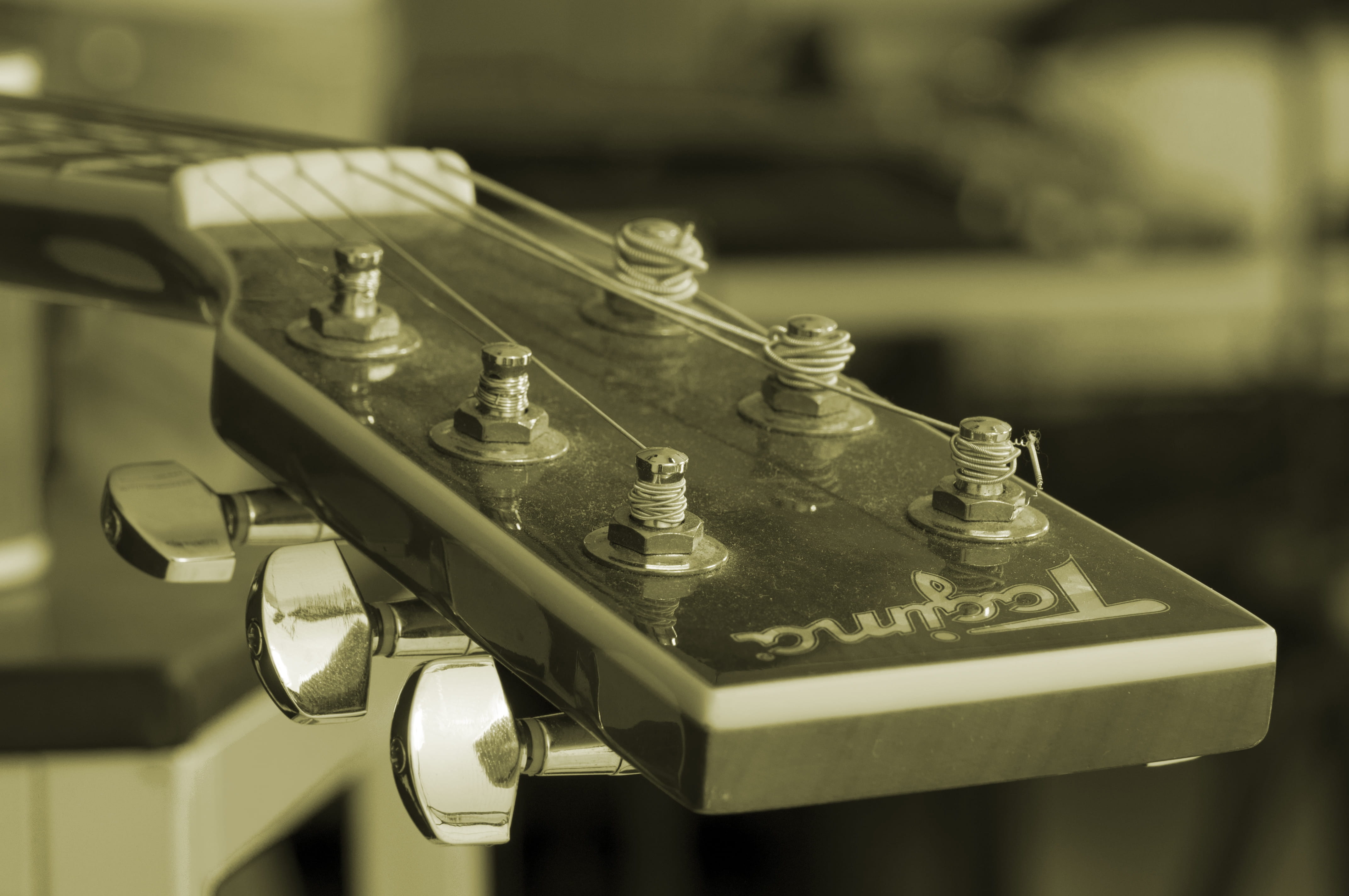 indoors, tuning, equipment, peg, connection, dof, industry, healthcare and medicine, tagima acoustic guitar, glass - material, music, sepium, acoustic guitar, HD Wallpaper