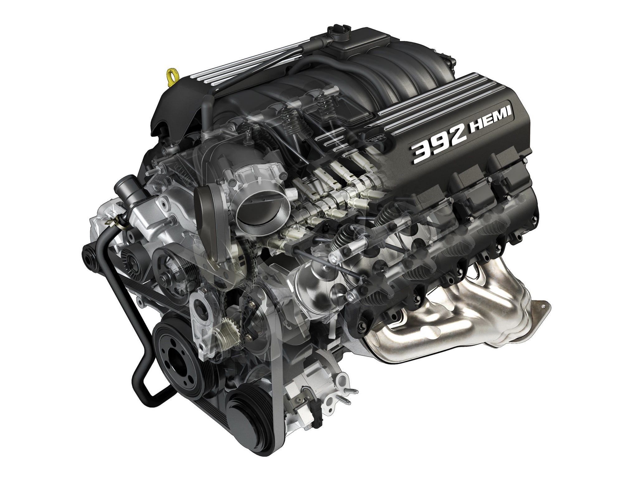 power supply, technology, western script, industry, dodge, 392, black color, hemi, transparent, engine, communication, indoors, metal, cut out, fuel and power generation, HD Wallpaper