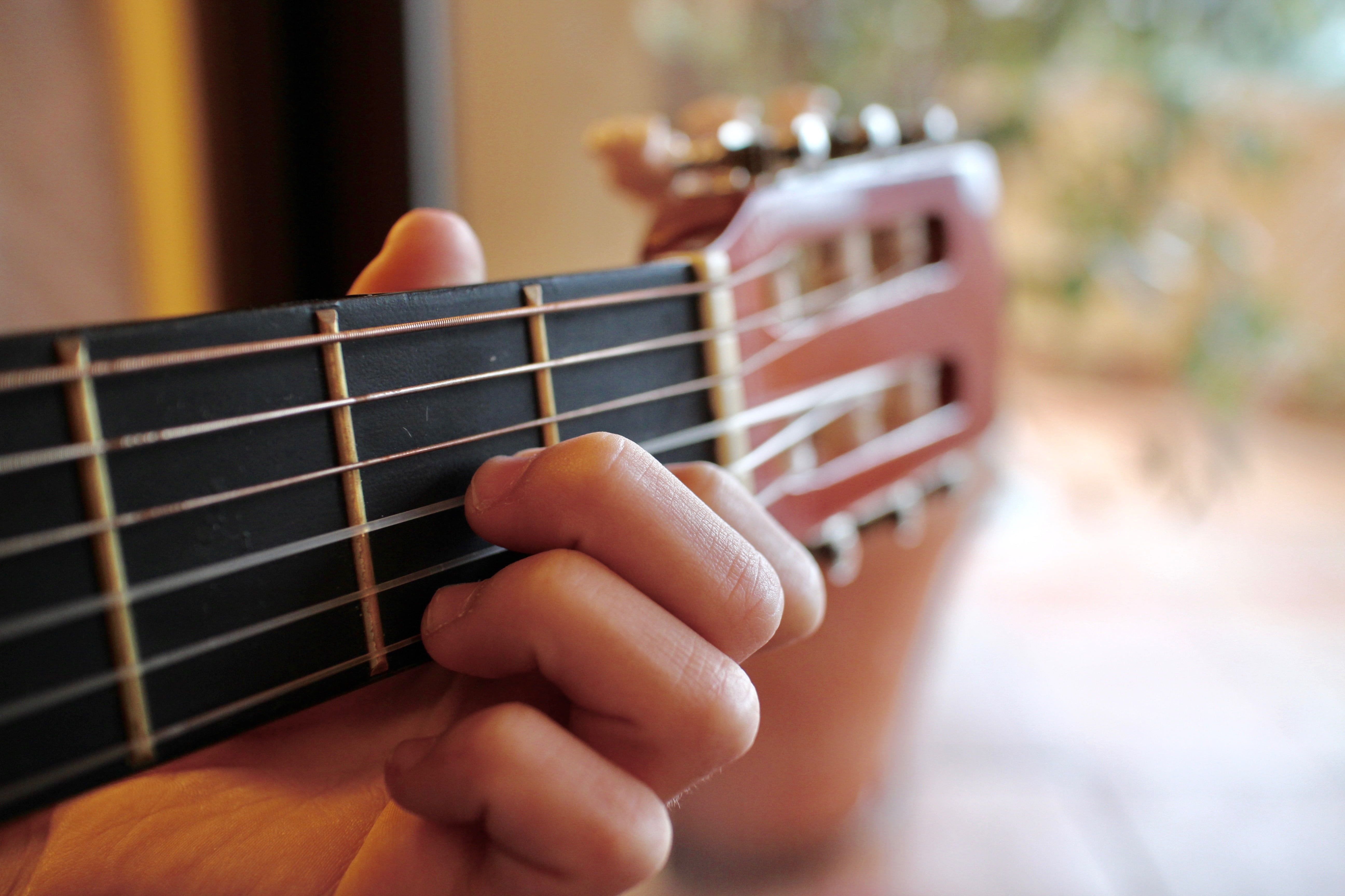 tool, sound, musical Instrument String, wood - Material, selective focus, concert, cheerfulness, guitar, musical Instrument, close-up, chord, finger, artist, HD Wallpaper