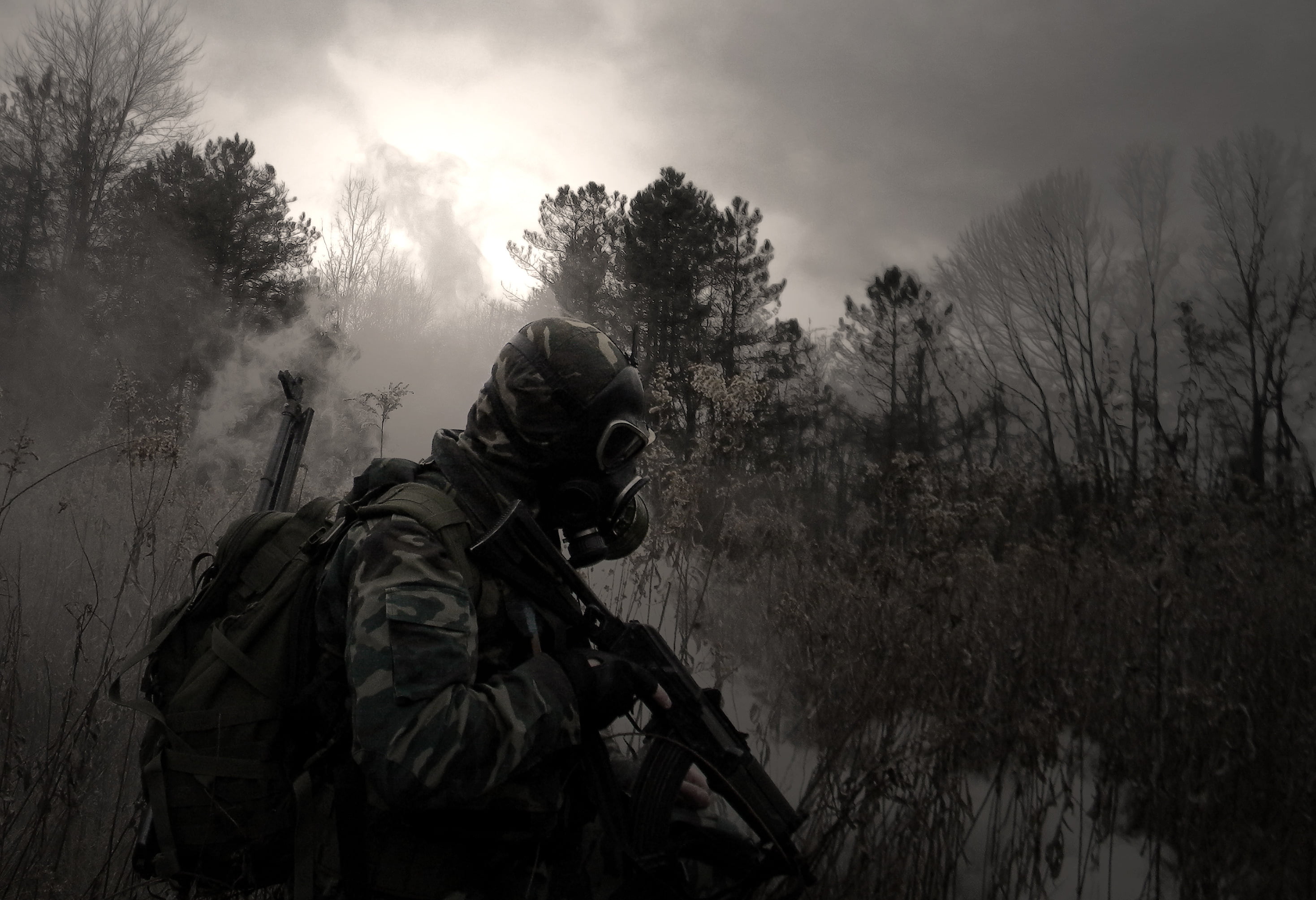marines, recruit, men, operator, weapon, protection, danger, tree, body Armor, digital, armed Forces, uSA, nature, surveillance, army Soldier, HD Wallpaper